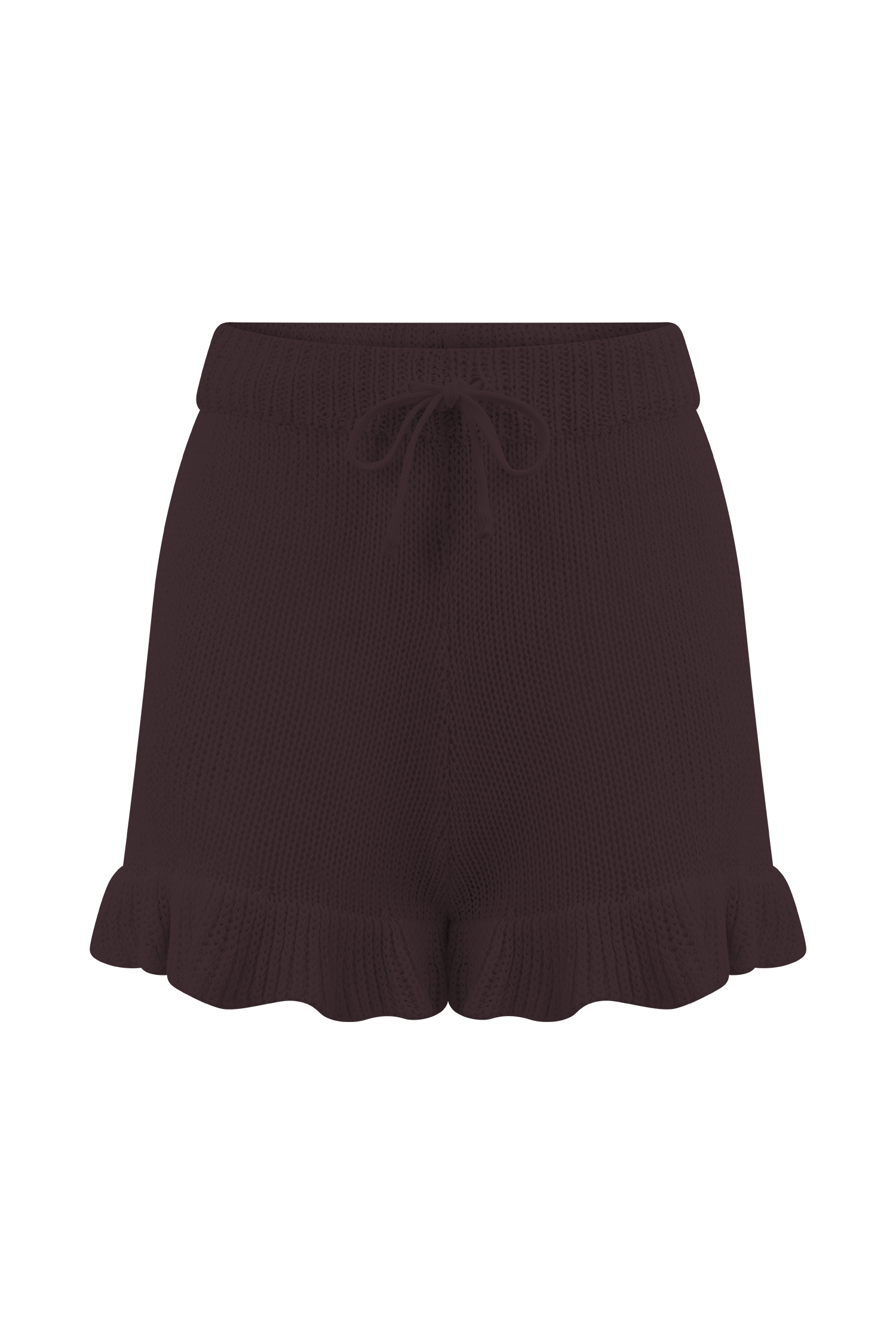 Silk Cotton Mini Short - Dark Chocolate