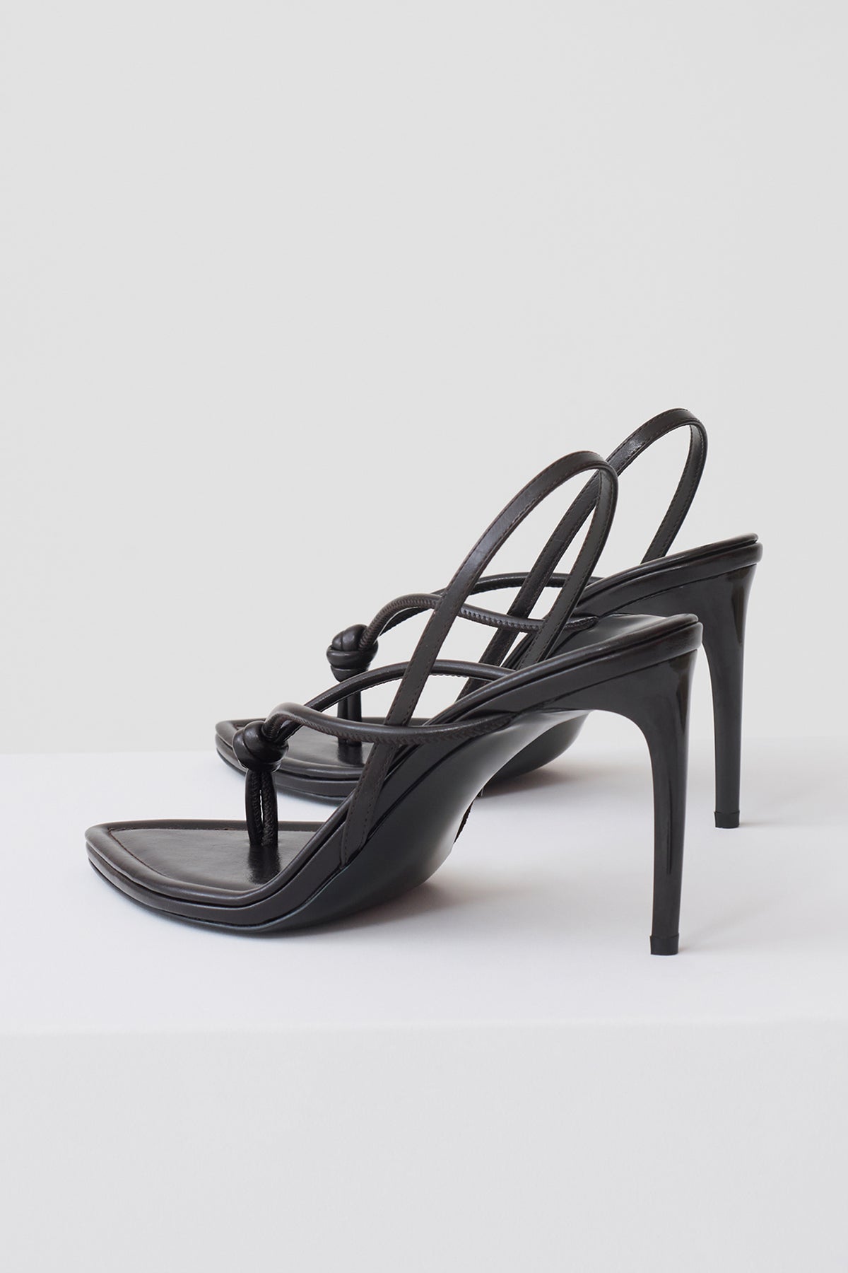 Nikkie Knot Sling Back Heel - Chocolate #3