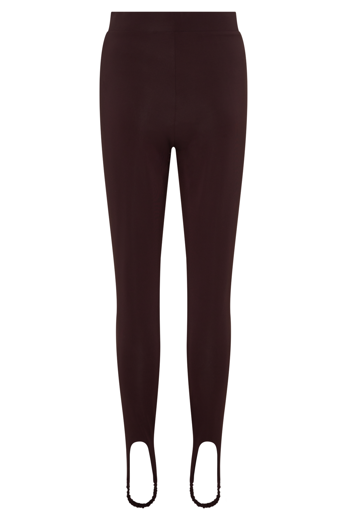 Almira Jersey Stirrup Leggings - Chocolate #8
