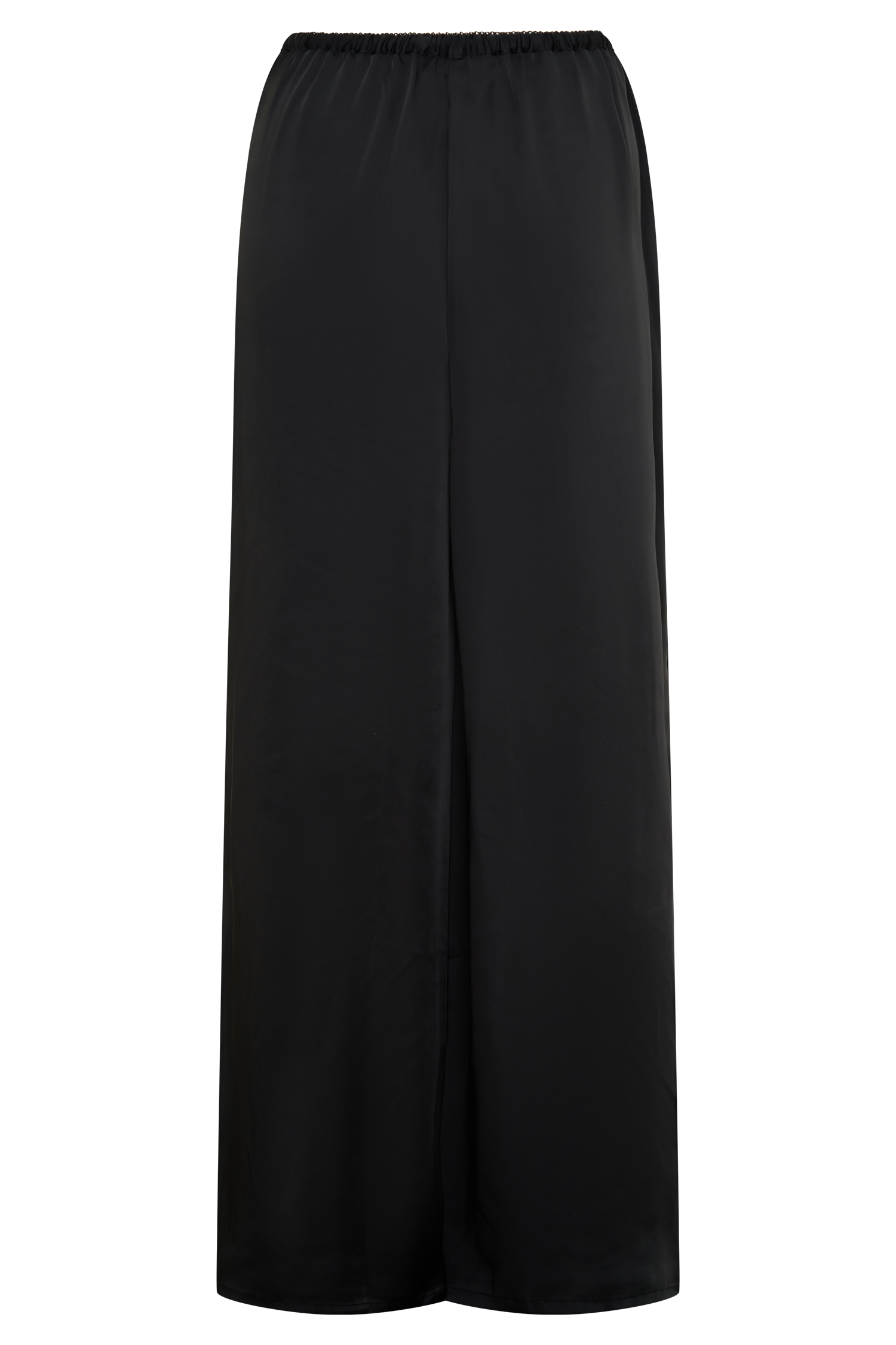 Alysa Satin And Lace Straight Pants - Black #8