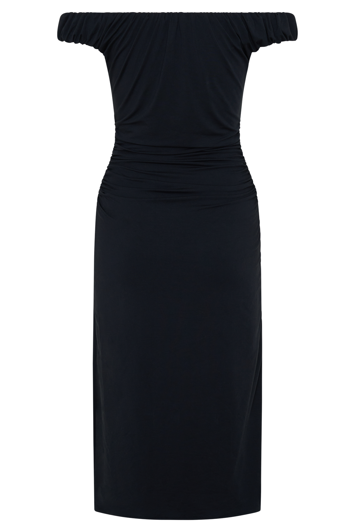 Alize Cupro Knee Length Dress - Black #7