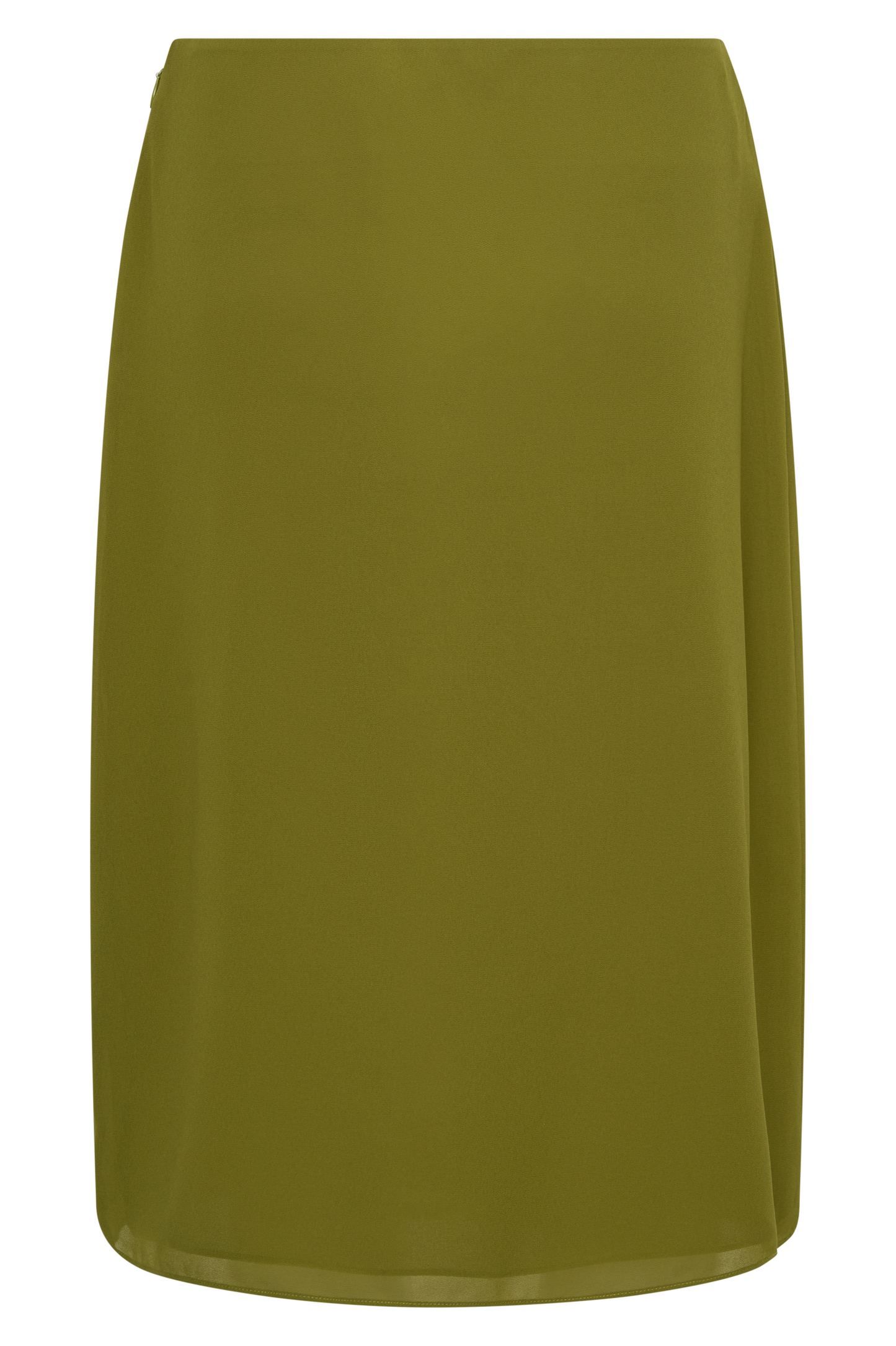 Amelia Chiffon Midi Skirt - Green
