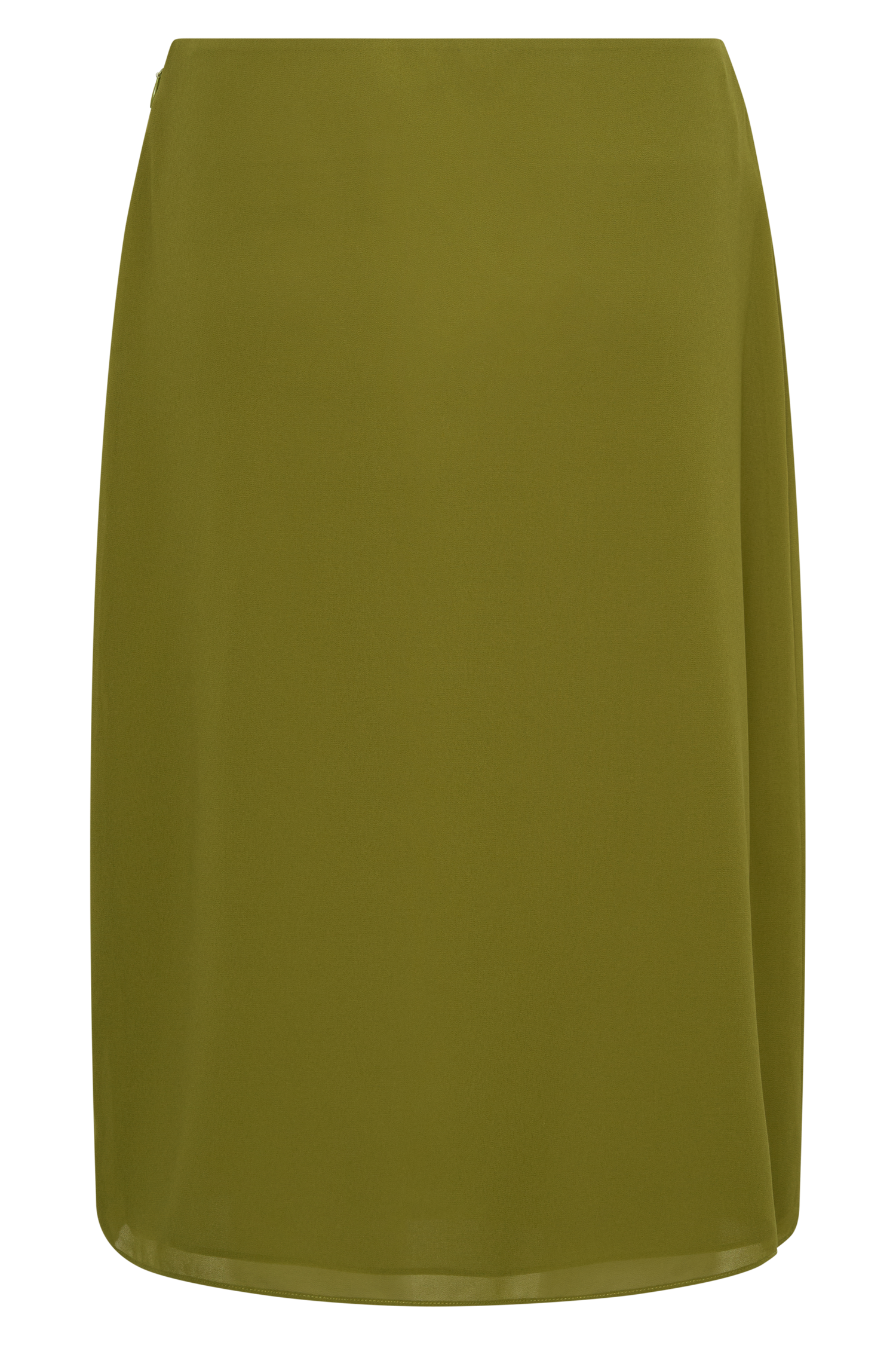Amelia Chiffon Midi Skirt - Green #8