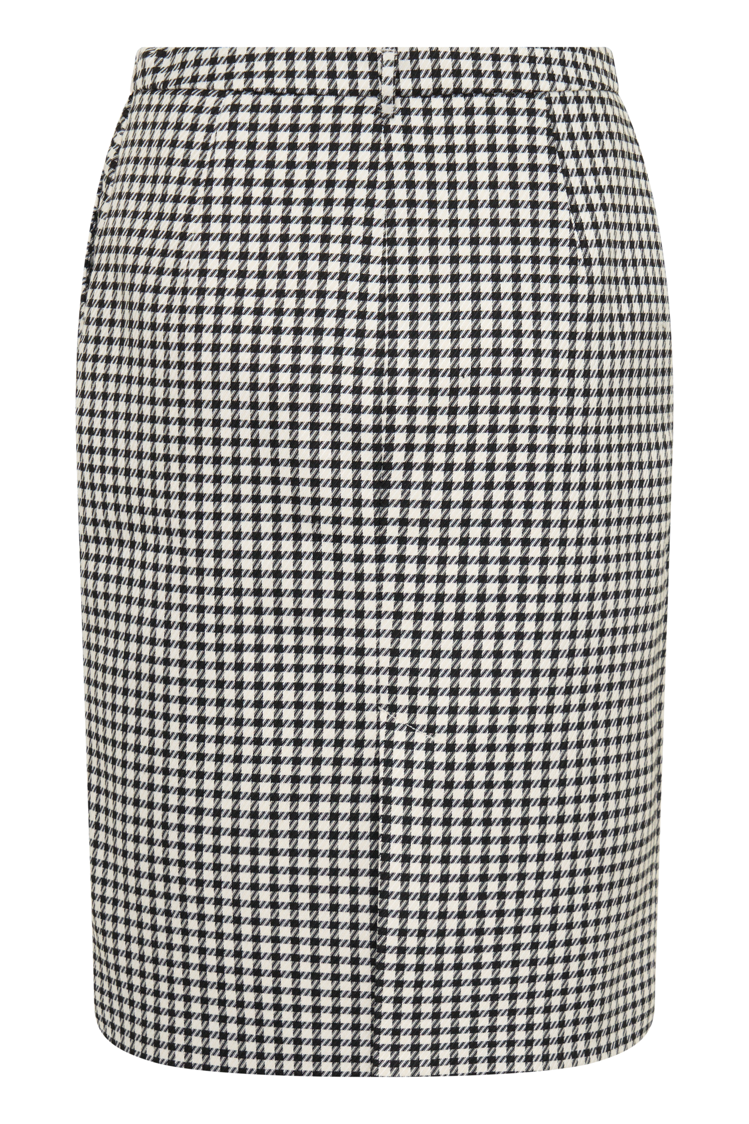 Amelie Tweed Midi Skirt - Houndstooth #13