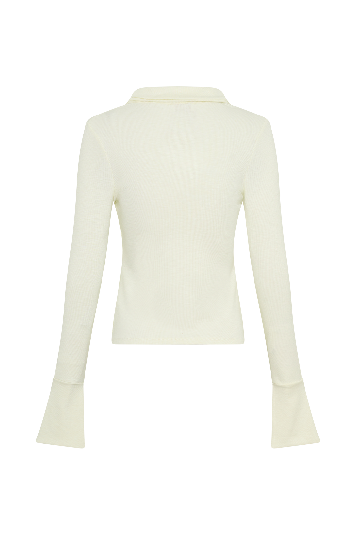 Analisa Button Down Long Sleeve Top - Ivory