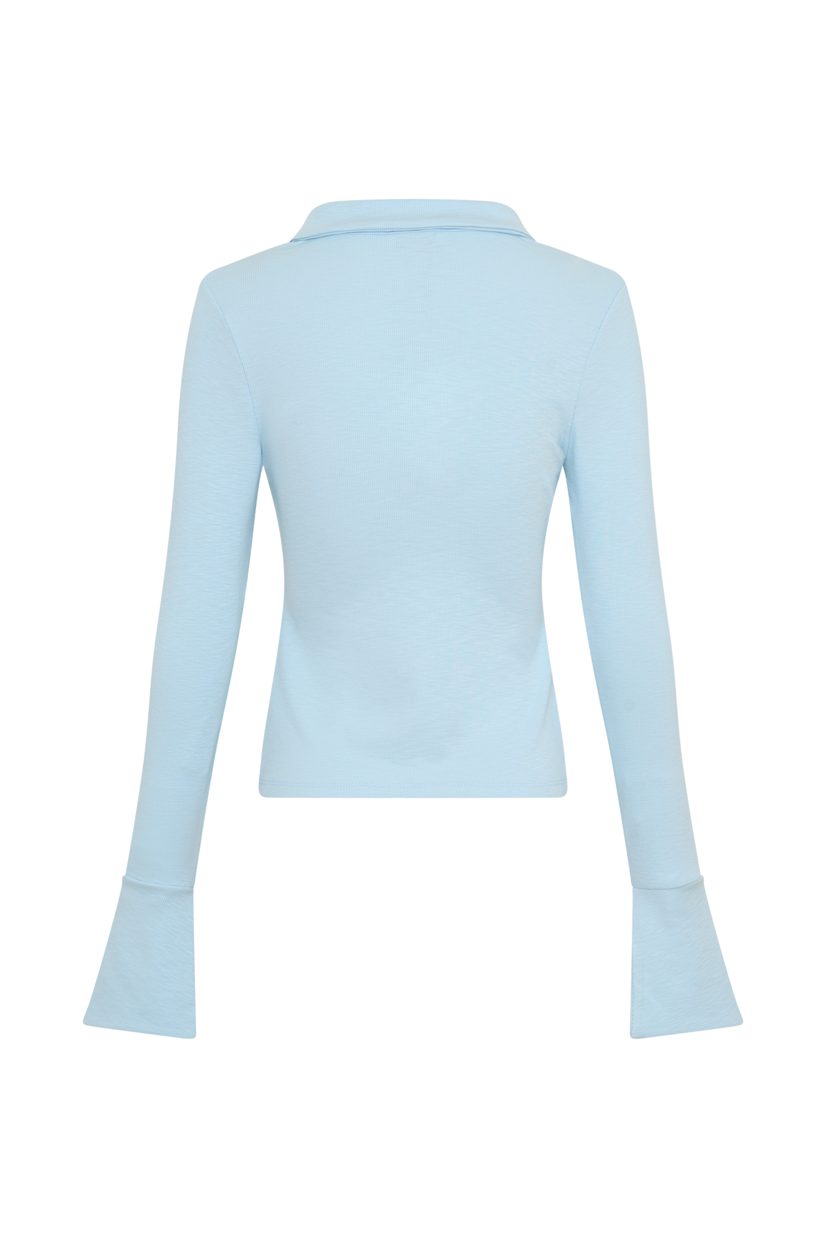 Analisa Button Down Long Sleeve Top - Pale Blue