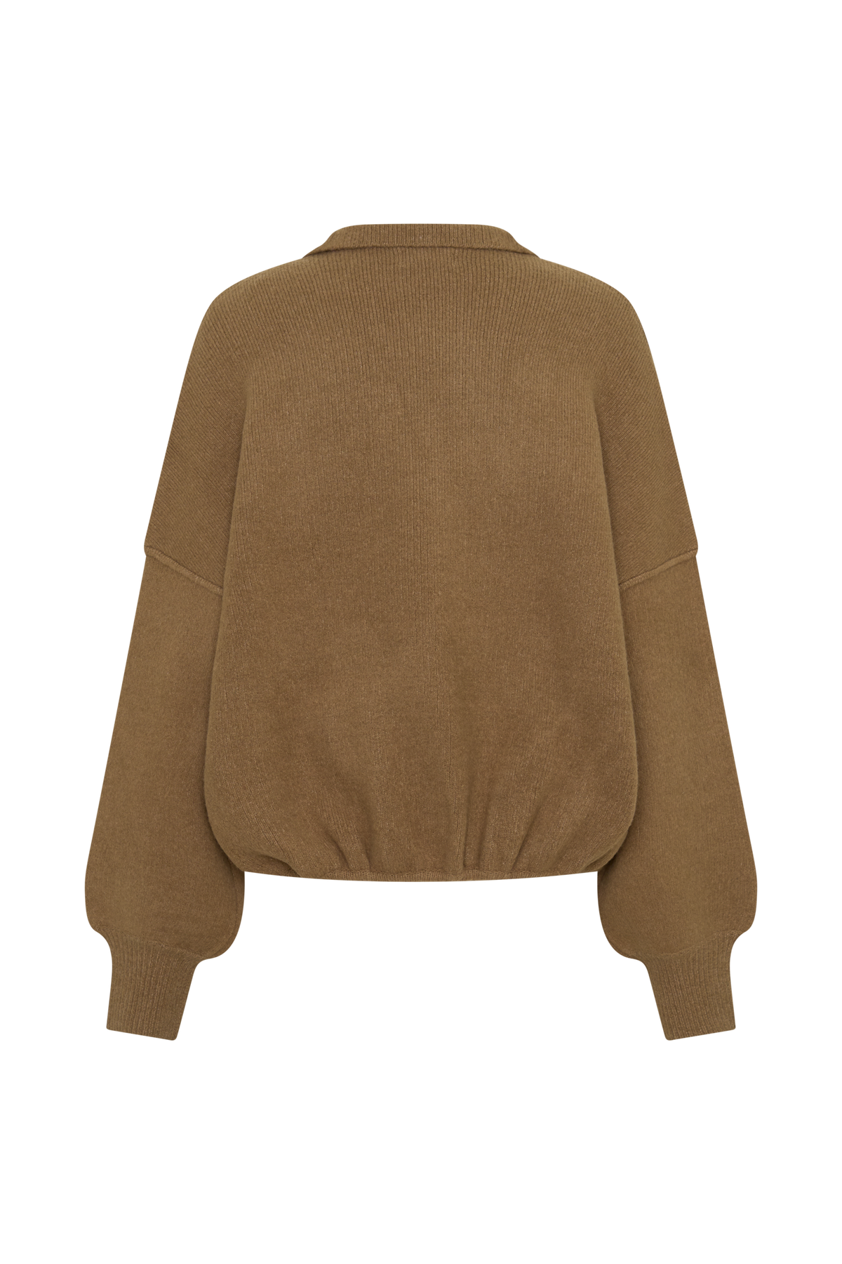 Brittany Blouson Knit Cardigan - Camel #8
