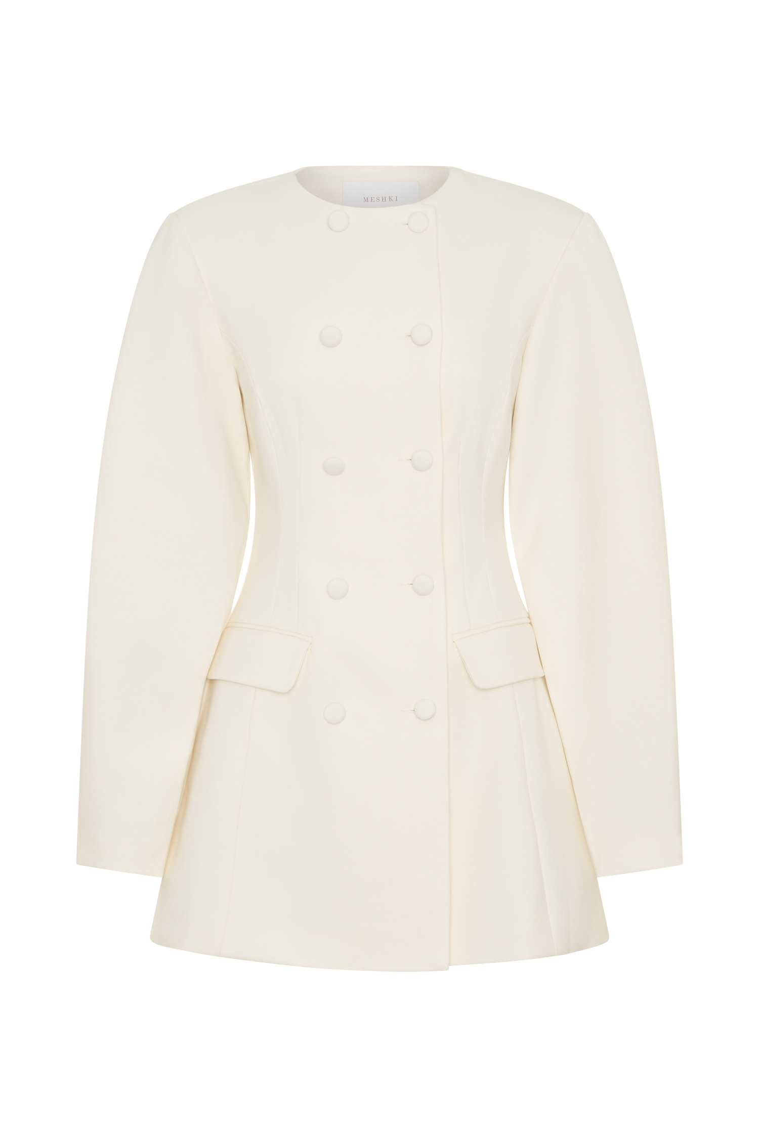 Beatrice Blazer Mini Dress - Ivory #9