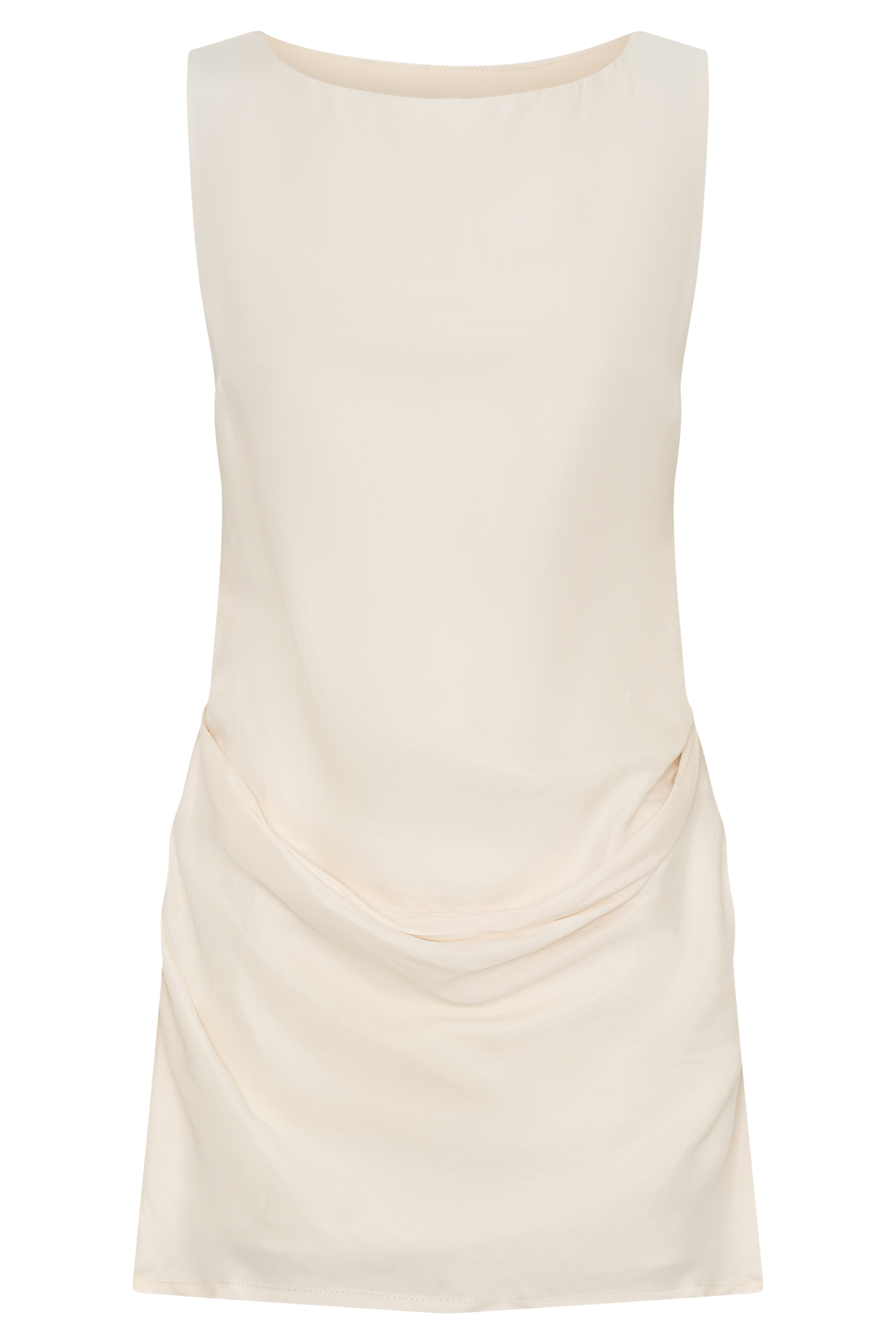 Bexley Draped Mini Dress - Ivory #9