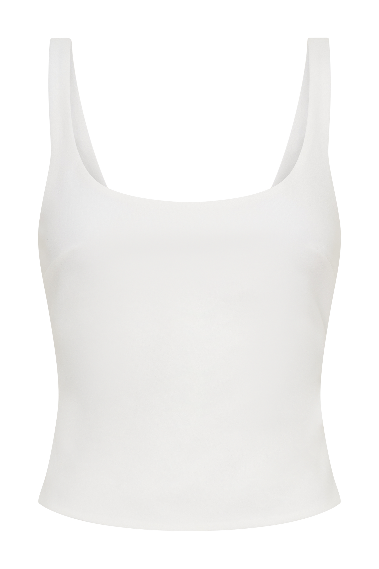 Blanca Stretch Crepe Cami Top - White