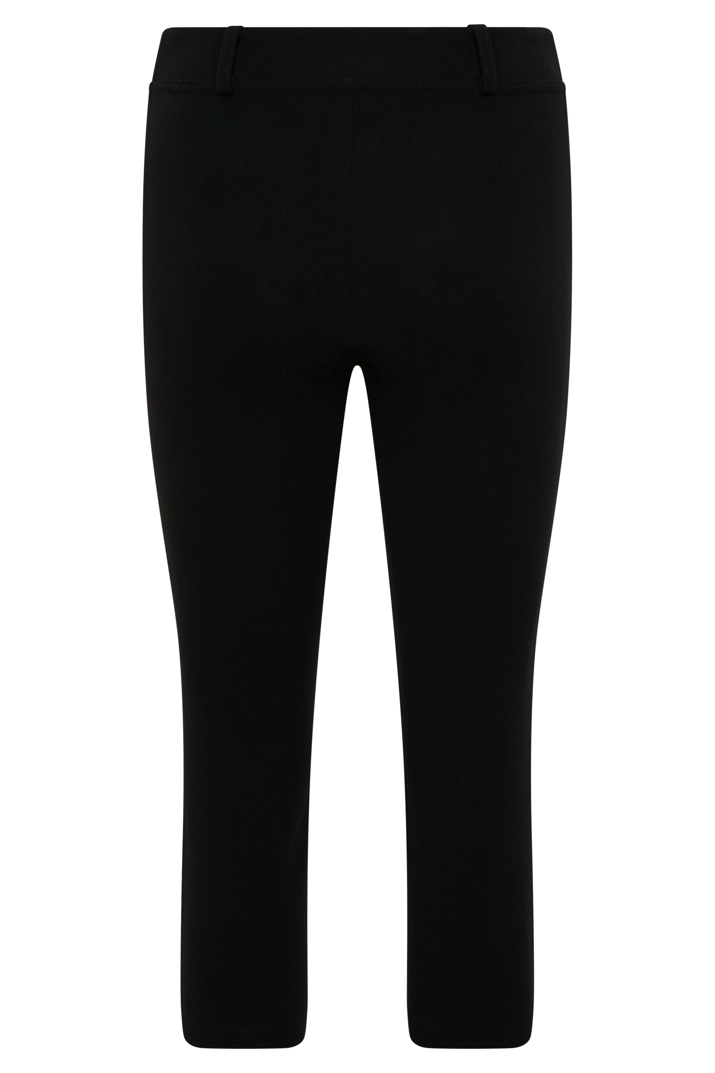 Blanca Stretch Crepe Capri Pants - Black