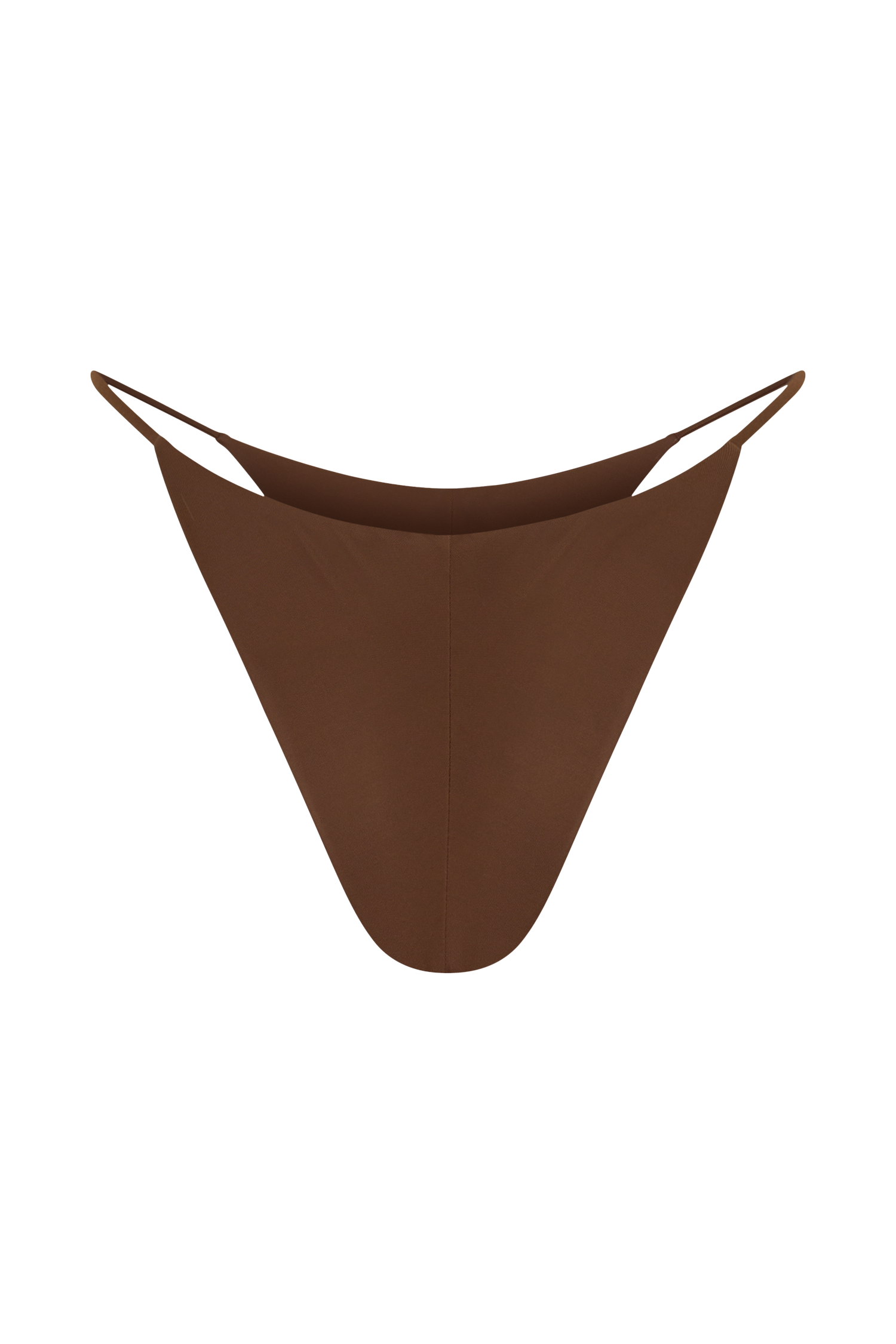 Bloom Embroidered Bikini Bottom - Chocolate With Pale Blue Embroidery #10