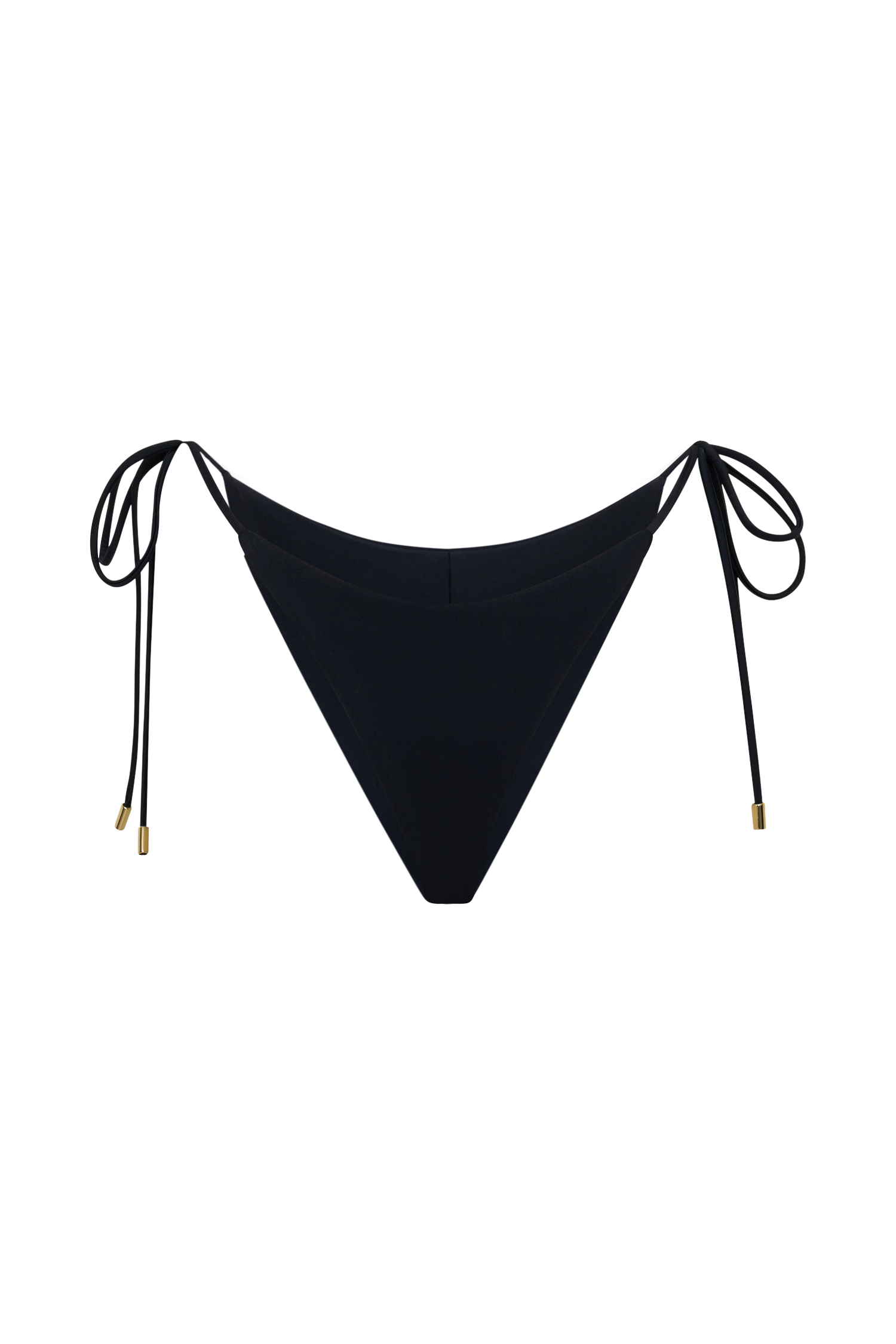 Blossom Side Tie Bikini Bottom - Black #12