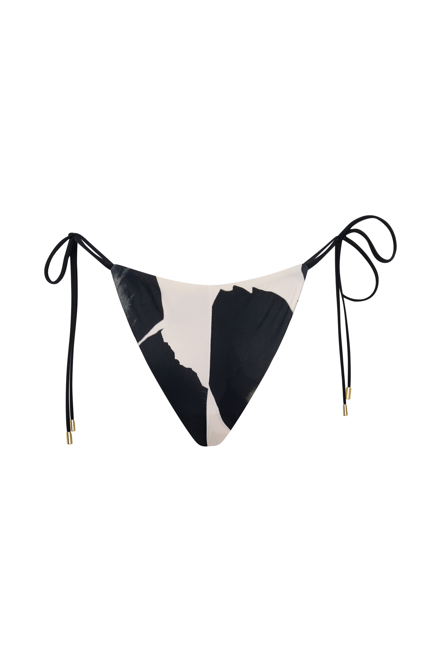 Blossom Side Tie Bikini Bottom - Ivory Oversized Floral Print #8