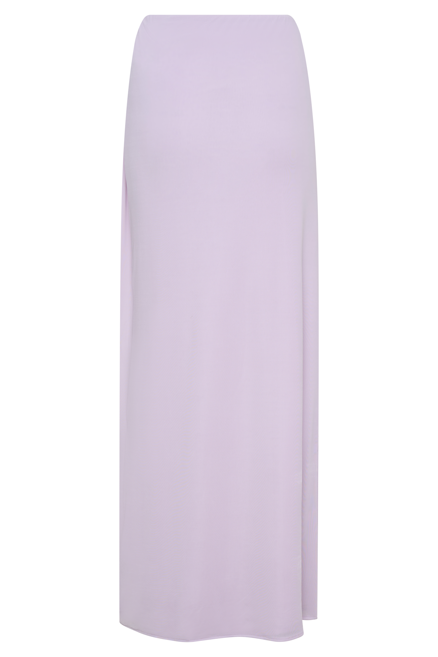 Bridget Slinky Maxi Skirt With Hardware - Dusty Lilac #8