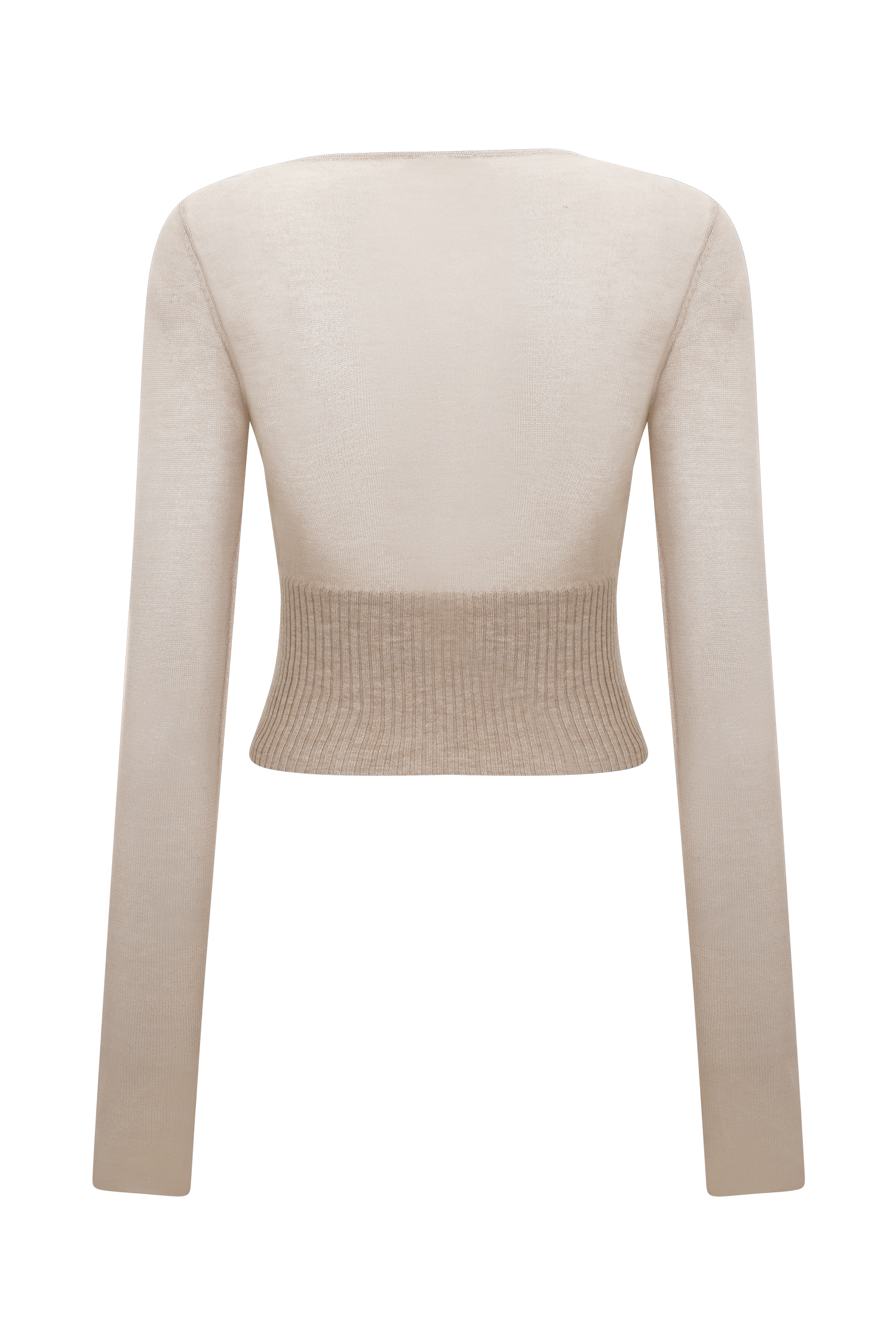 Brionee Silk Blend Knit Top - Sand #10