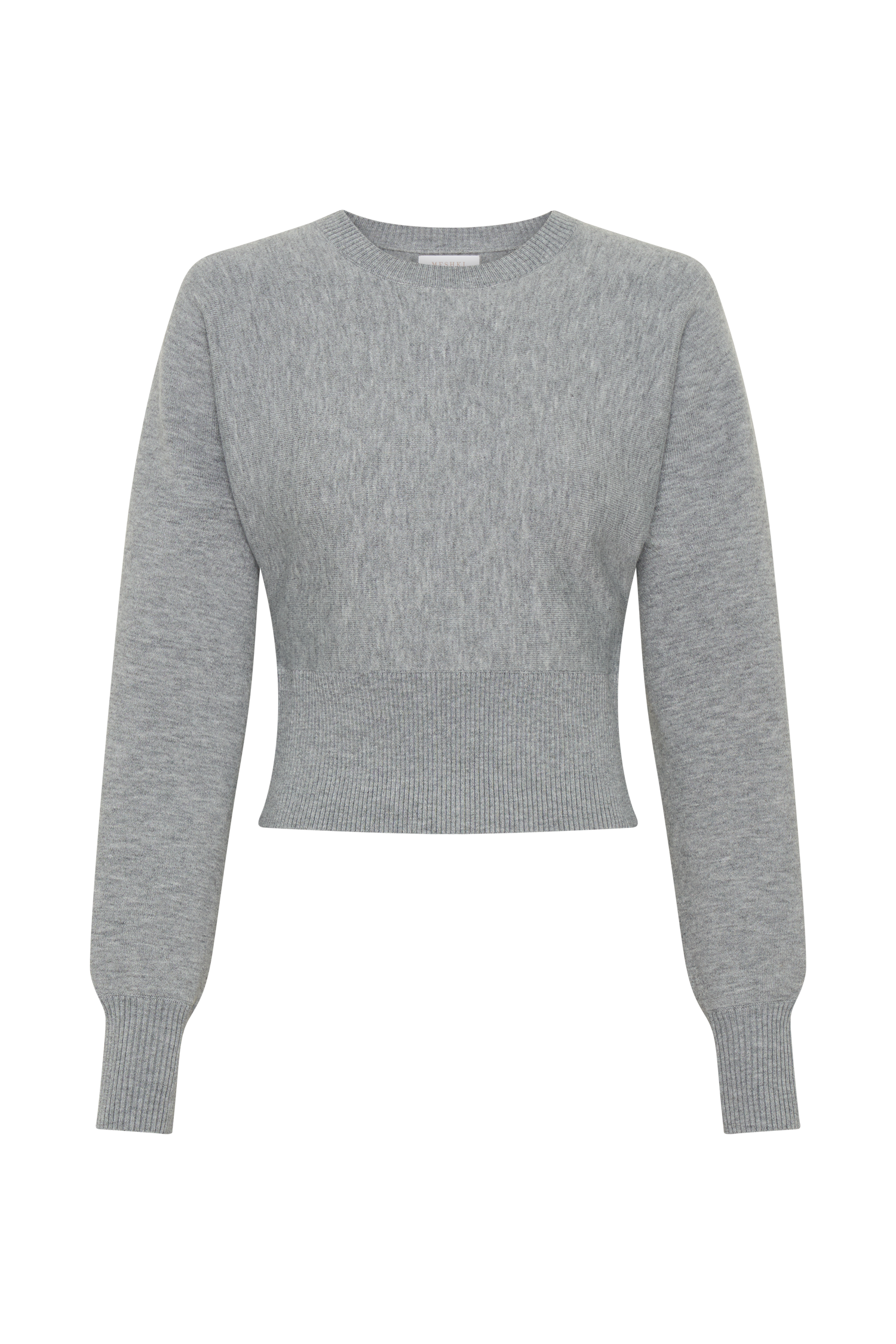 Ciaralee Cinched Waist Jumper- Grey Marle #10