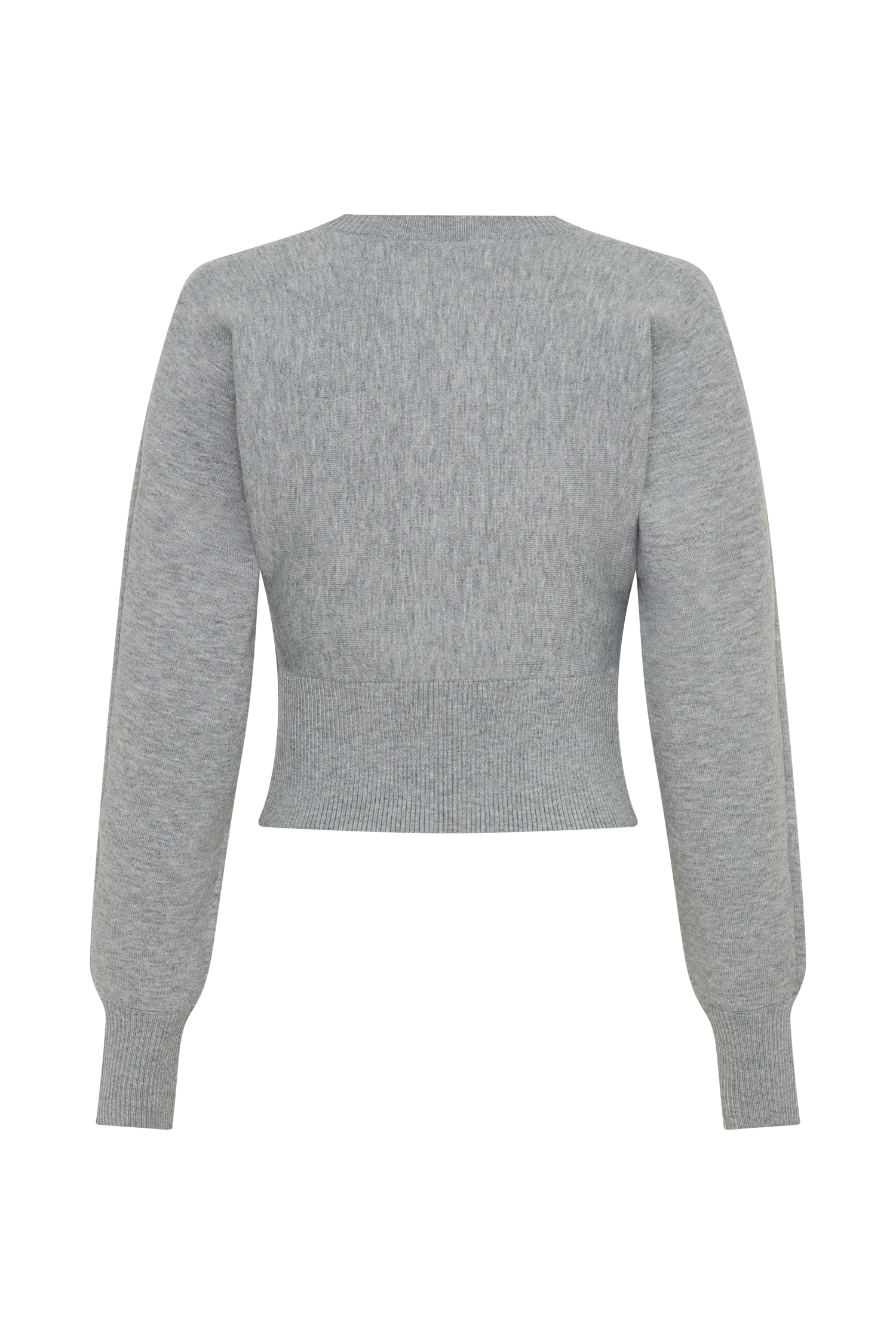 Ciaralee Cinched Waist Jumper- Grey Marle #9