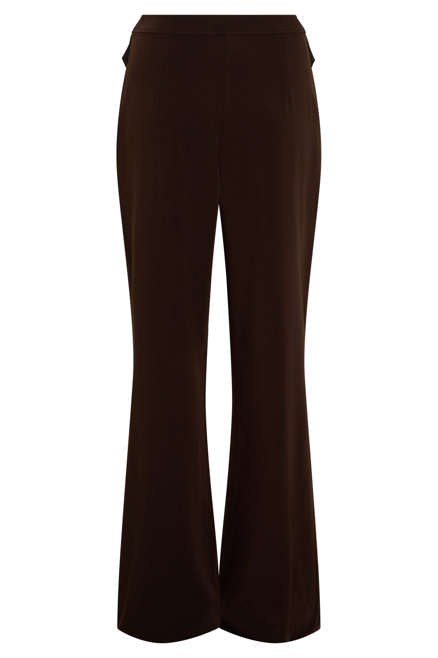 Darcie Fit And Flare Suiting Pants - Dark Chocolate