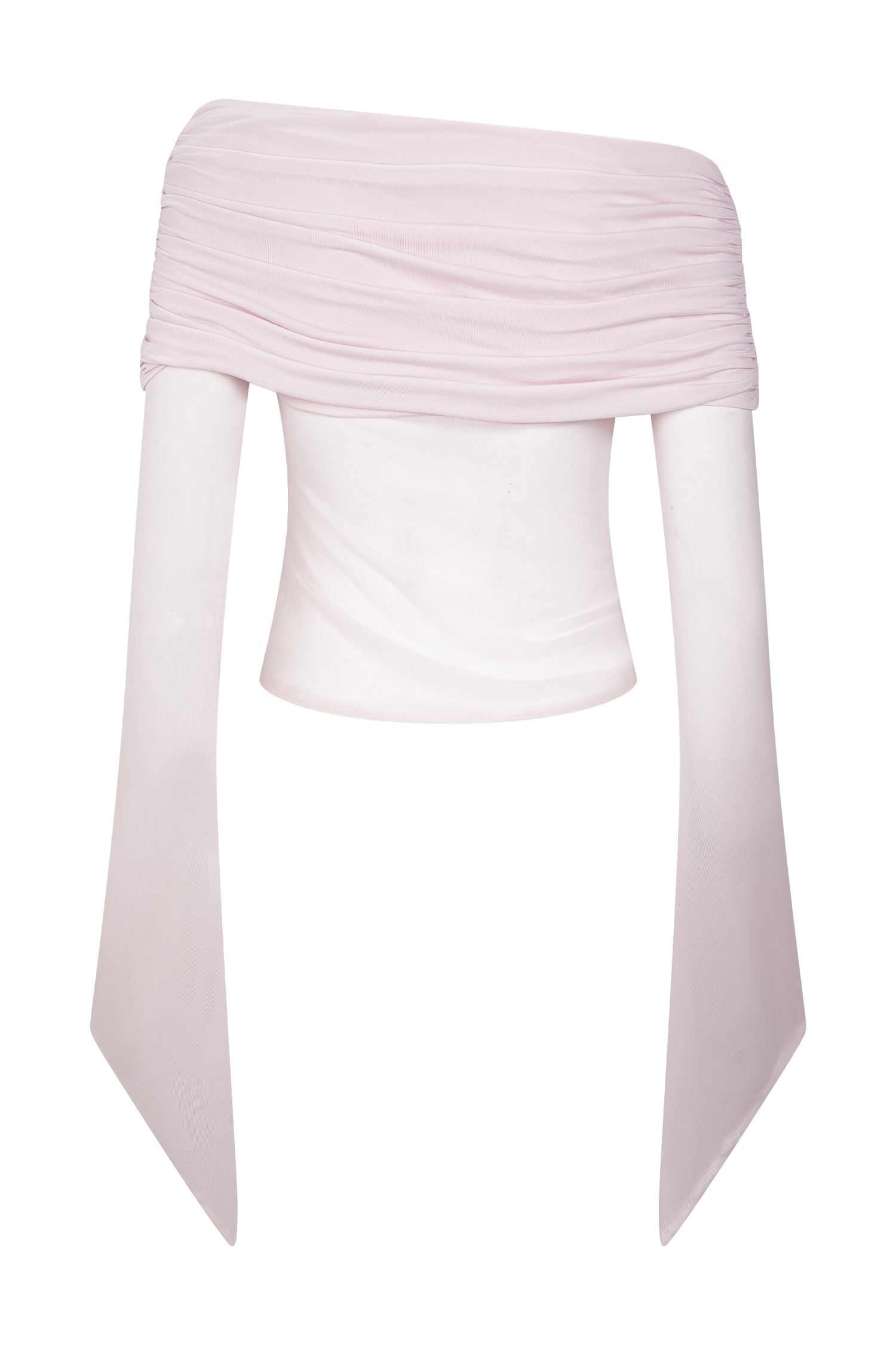 Dahlia One Shoulder Top - Pale Pink #8