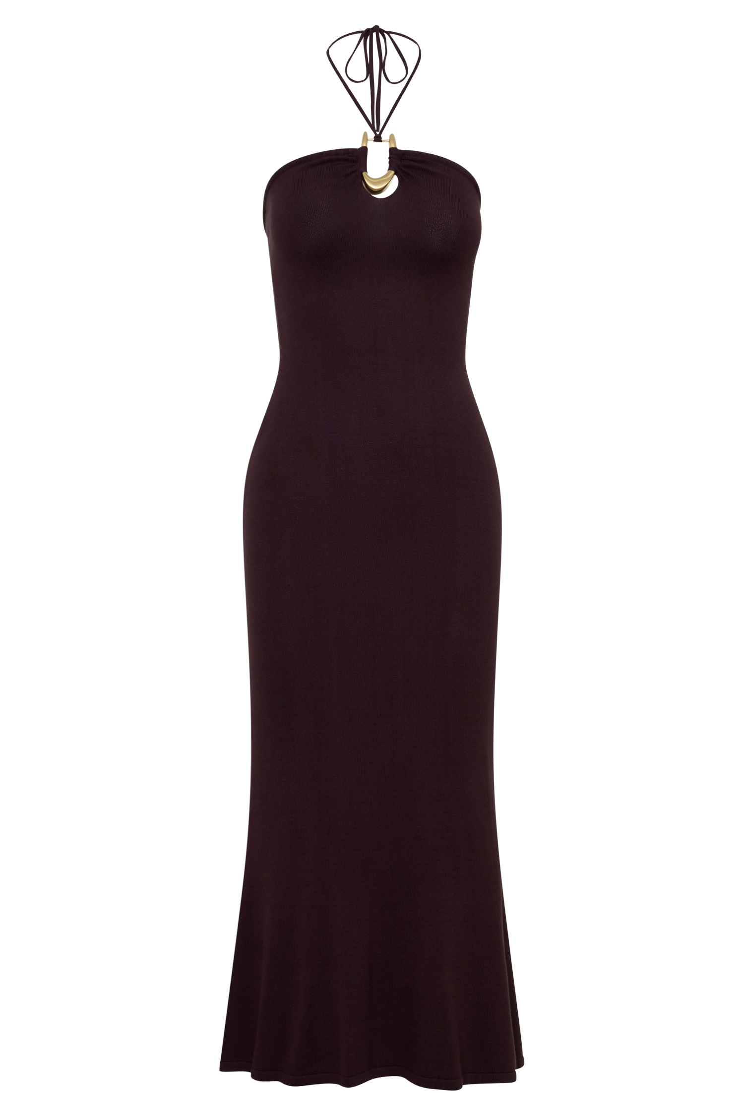 Dimitri Knit Midi Dress - Chocolate #8