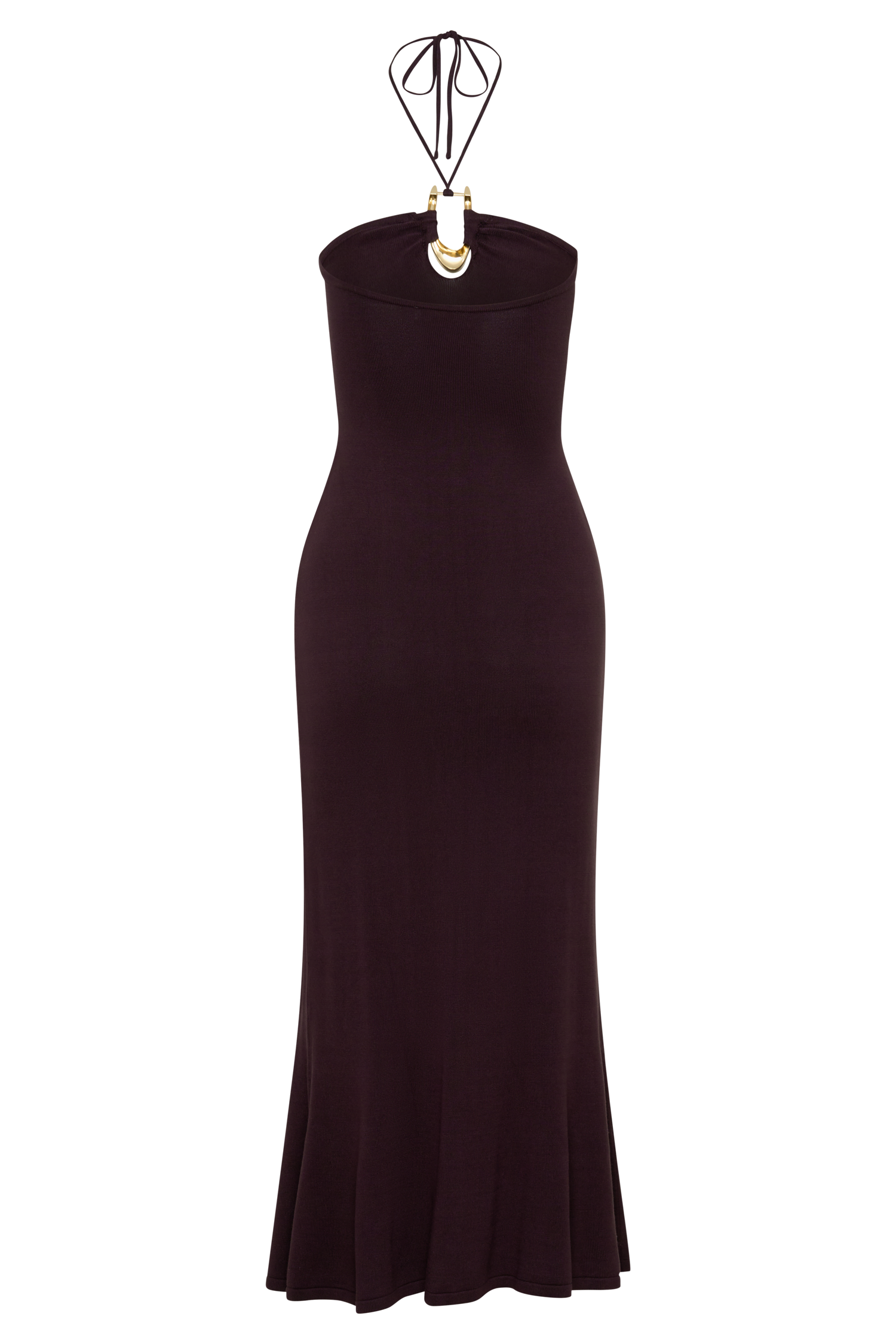Dimitri Knit Midi Dress - Chocolate #9