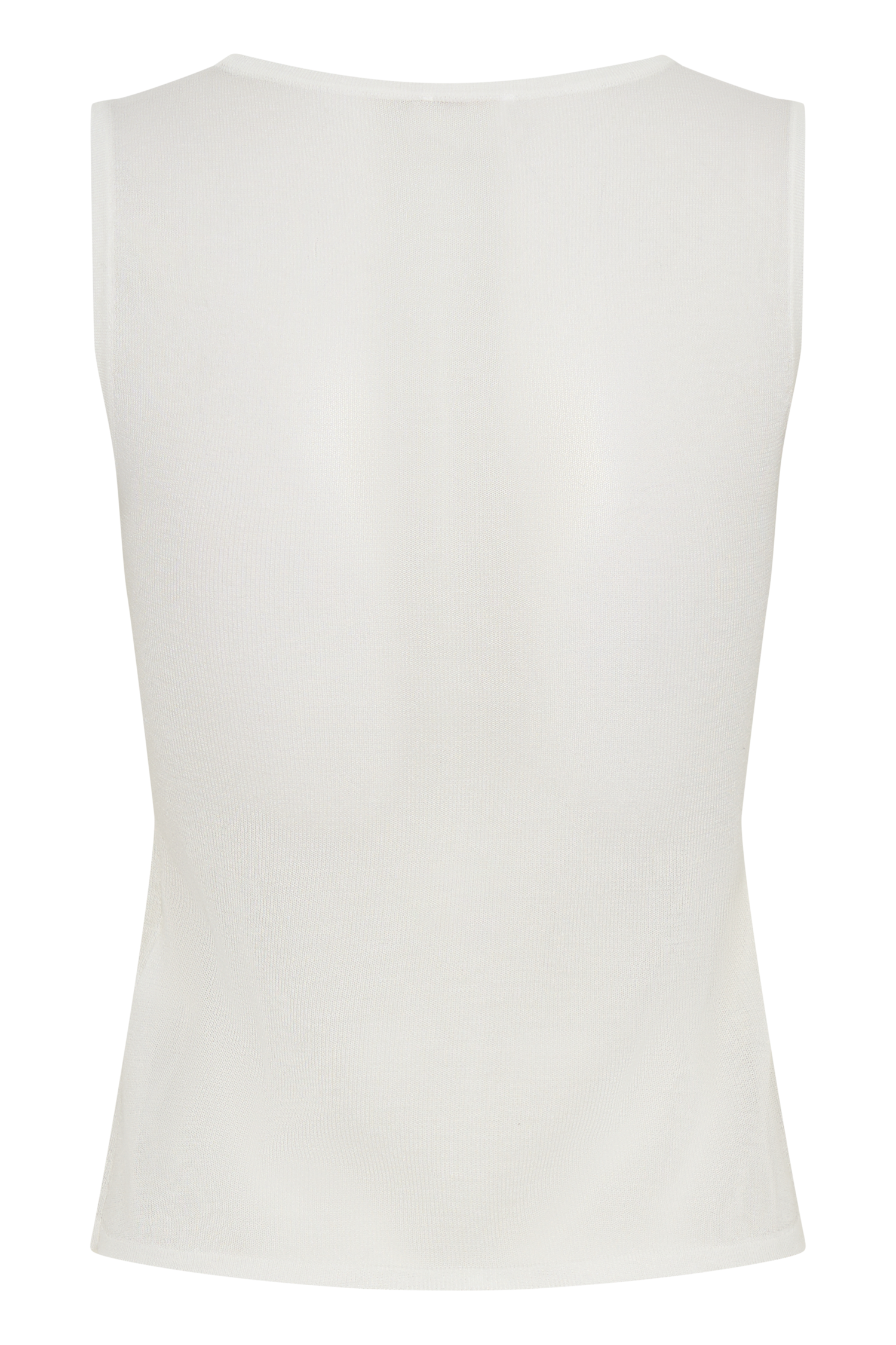 Dollie Sheer Knit Tank Top - Ivory #8