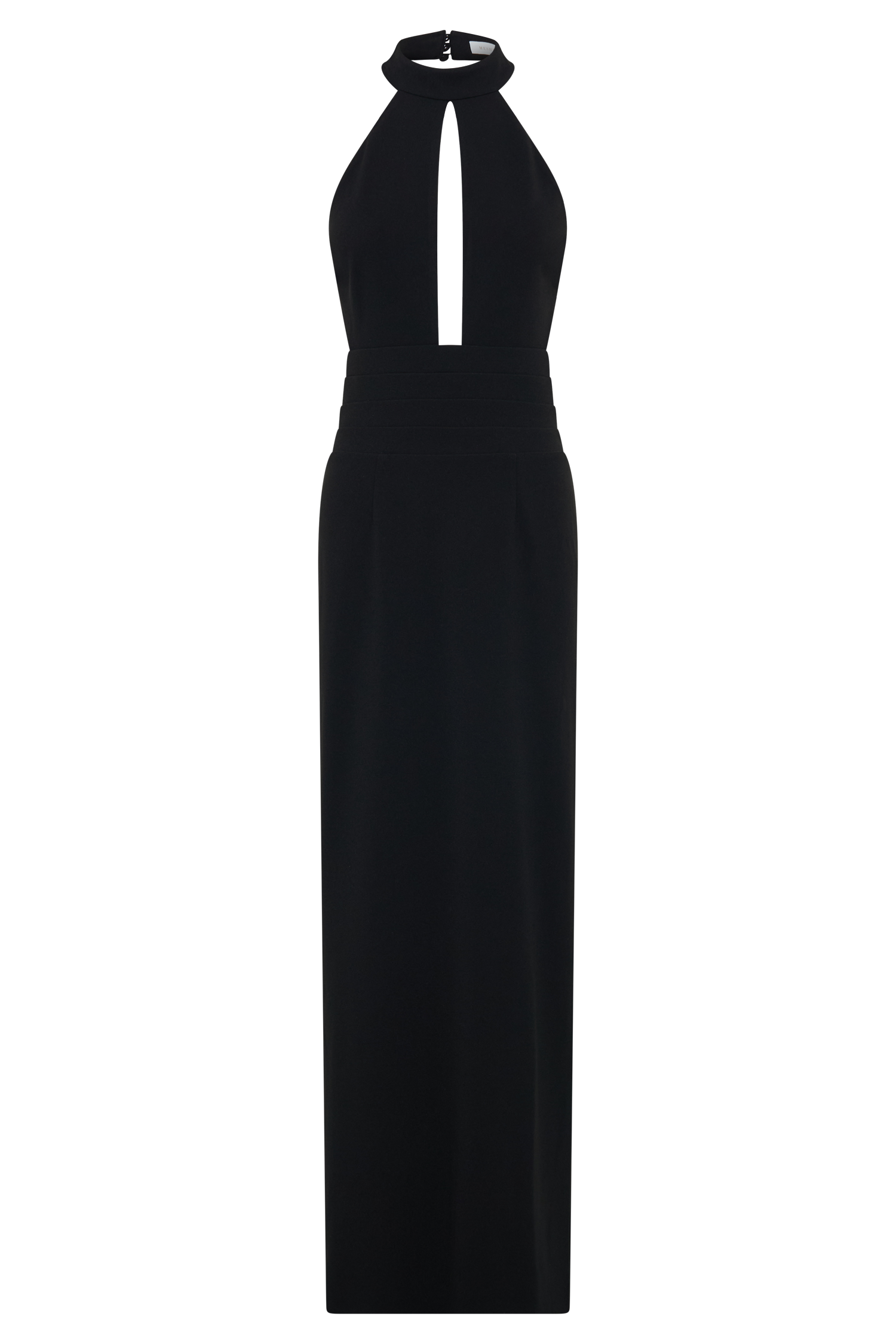 Elan Stretch Crepe Maxi Dress - Black #7