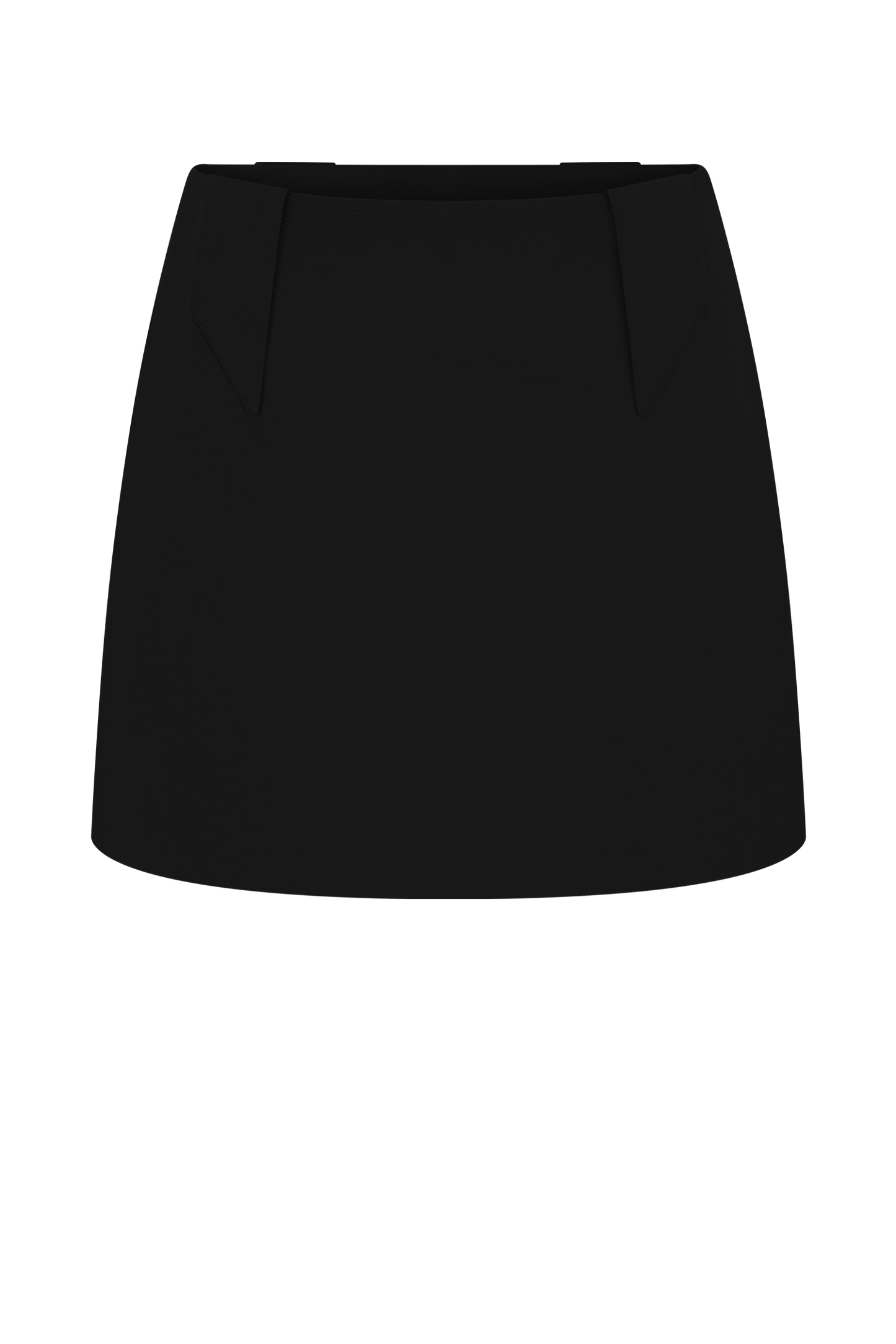 Gina Suiting Mini Skirt - Black