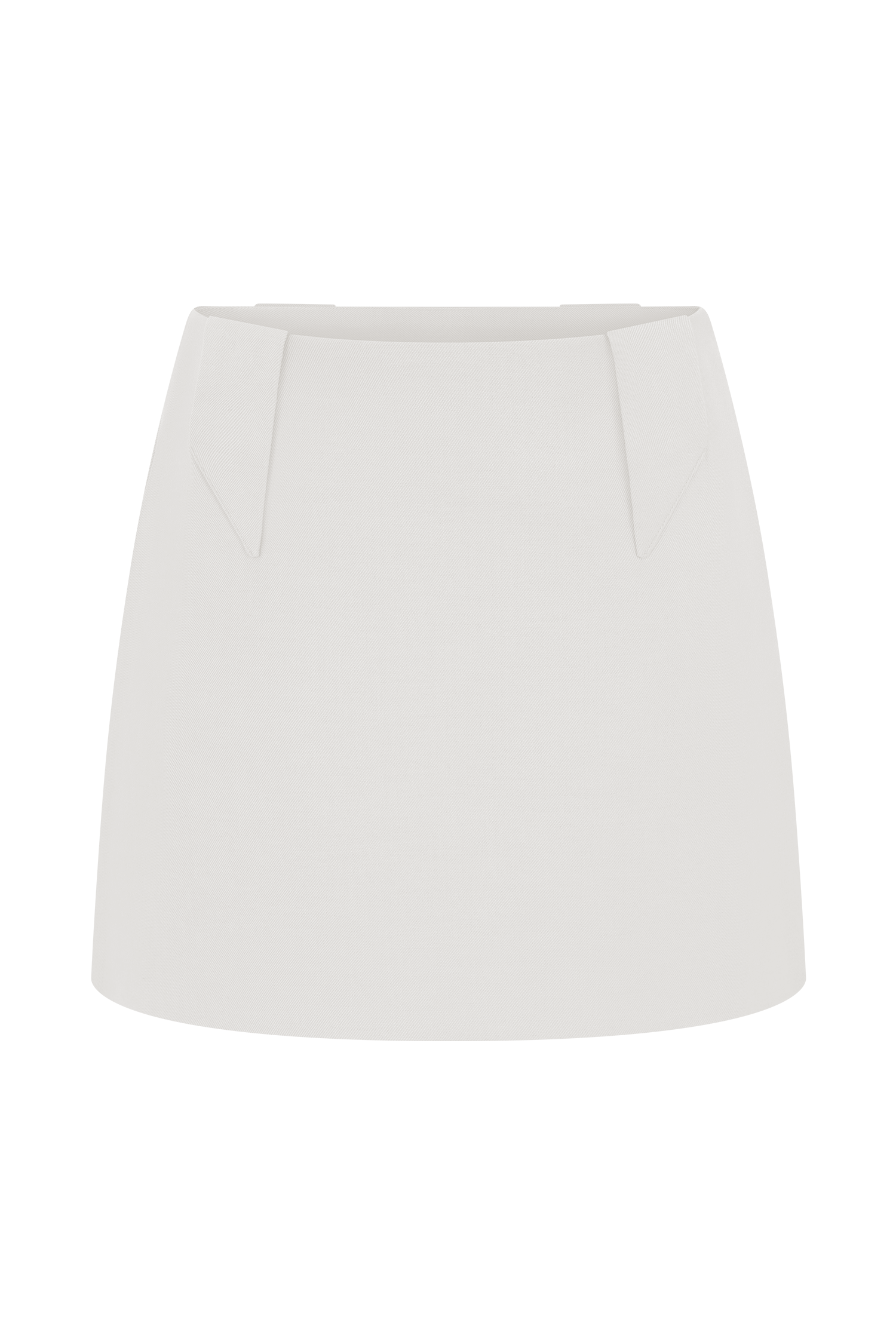 Gina Suiting Mini Skirt - Ivory #9