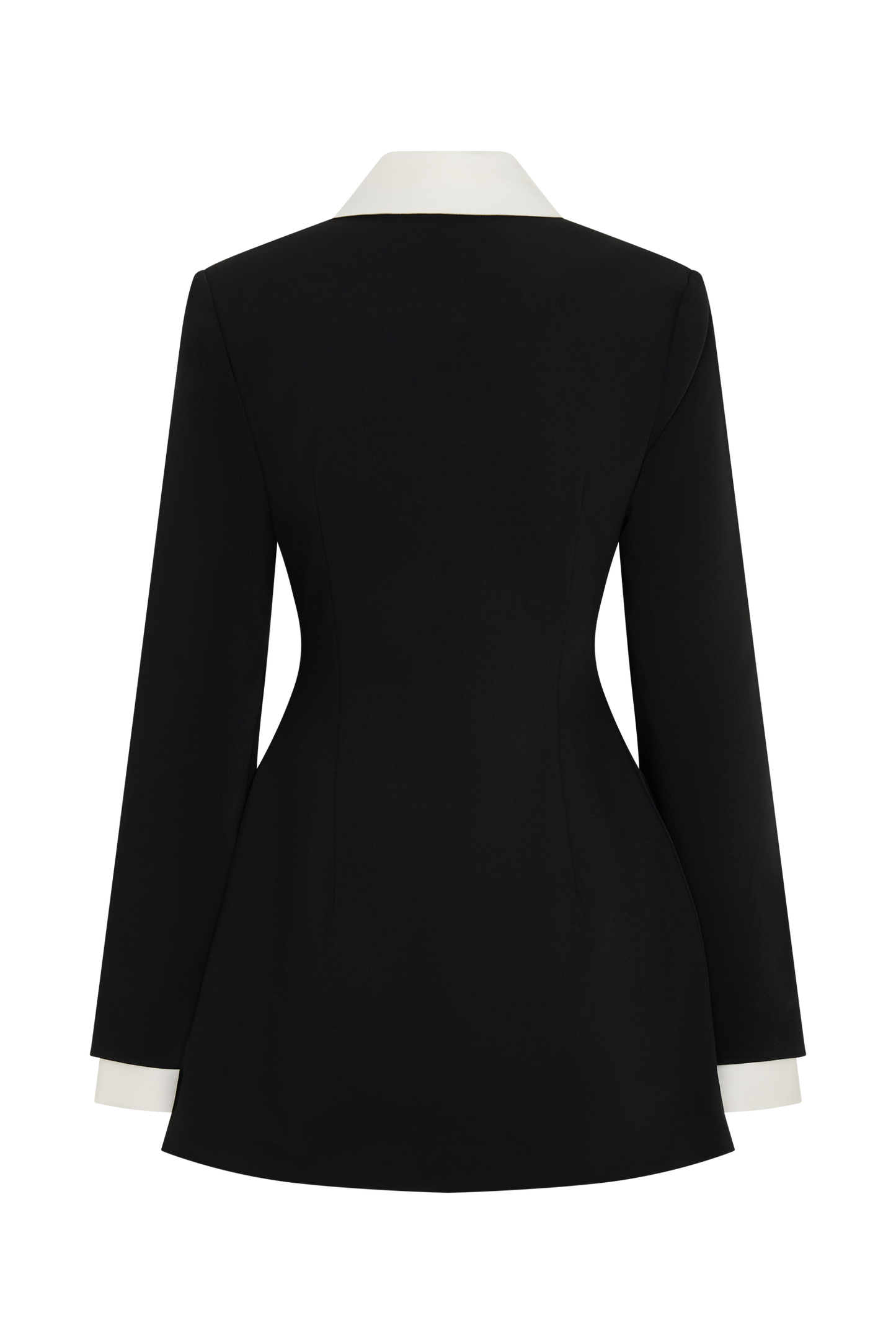 Gretchen Suiting Mini Dress - Black