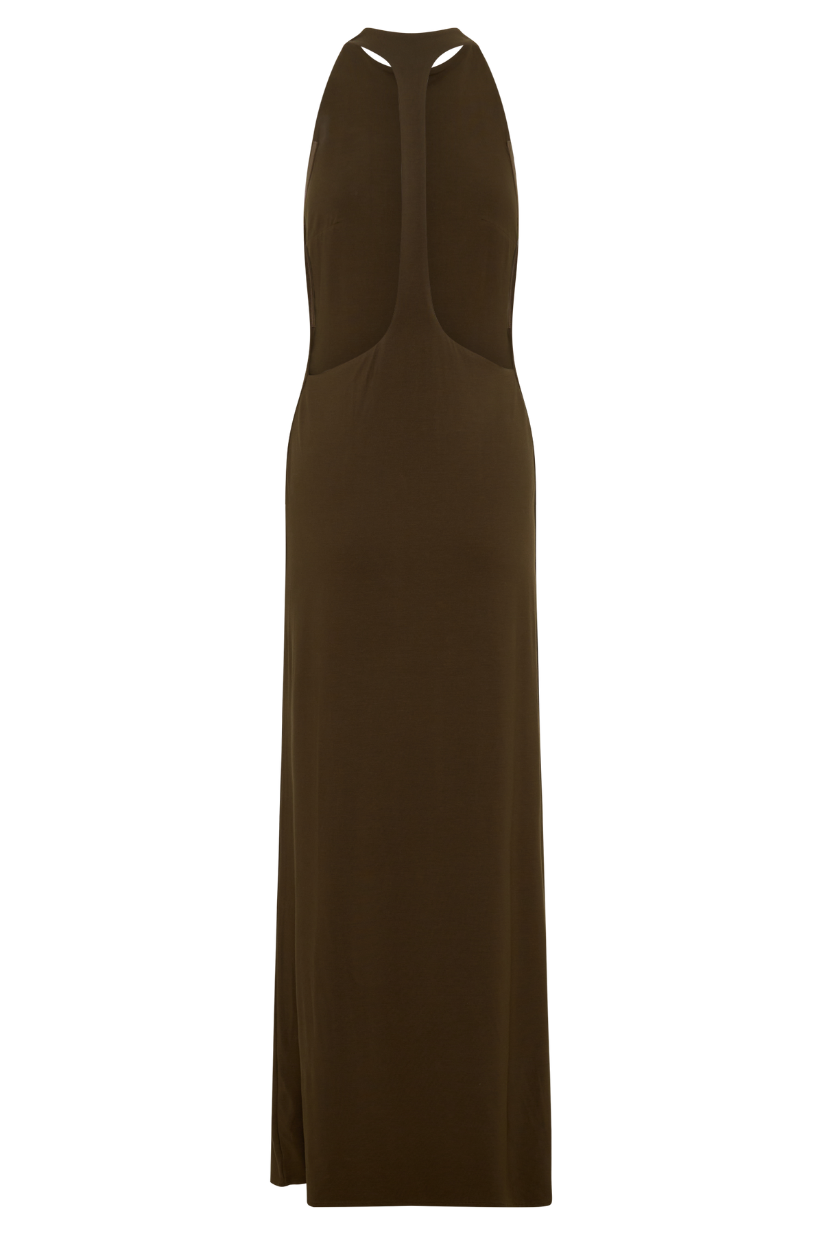 Halley Back T-Strap Maxi Dress - Chocolate #8