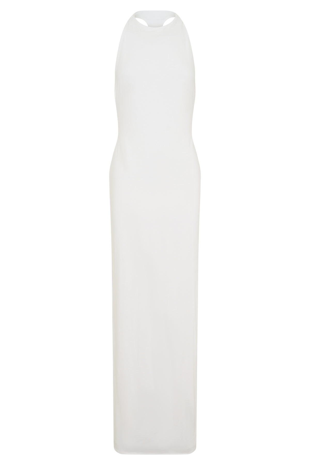 Halley Back T-Strap Maxi Dress - White #9