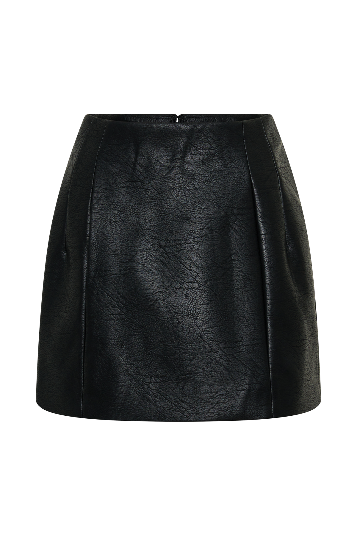 Jemima Faux Leather Mini Skirt - Black #8