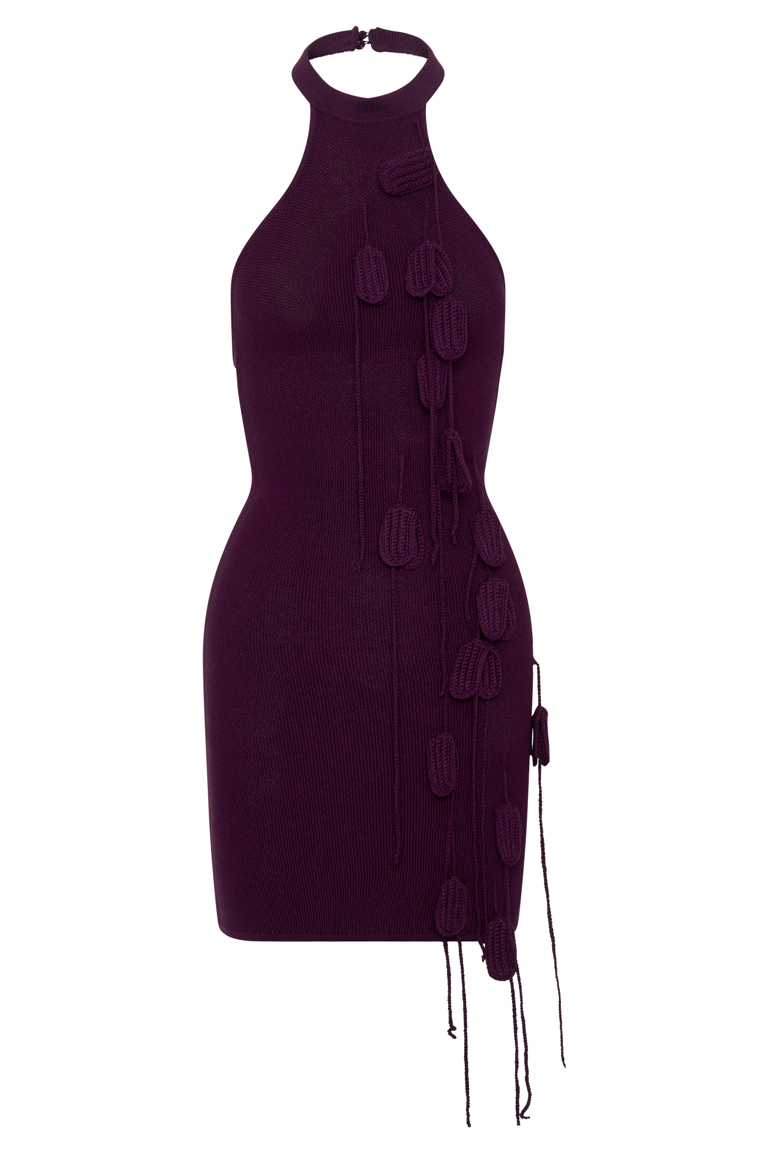 Jacky Tulip Mini Dress - Plum #9