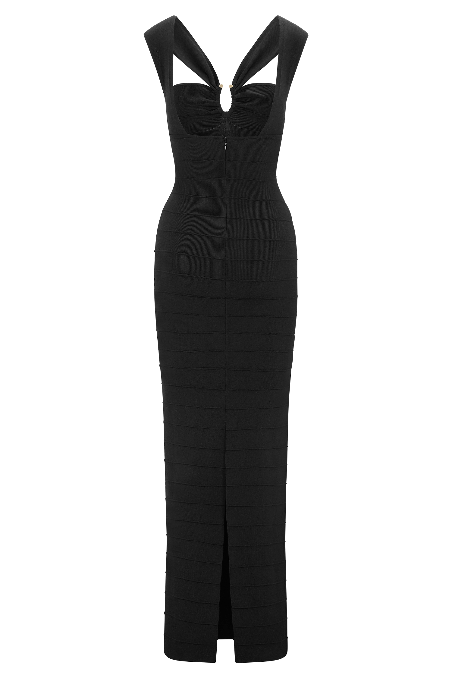 Jaylen Bandage Knit Maxi Dress - Black #8