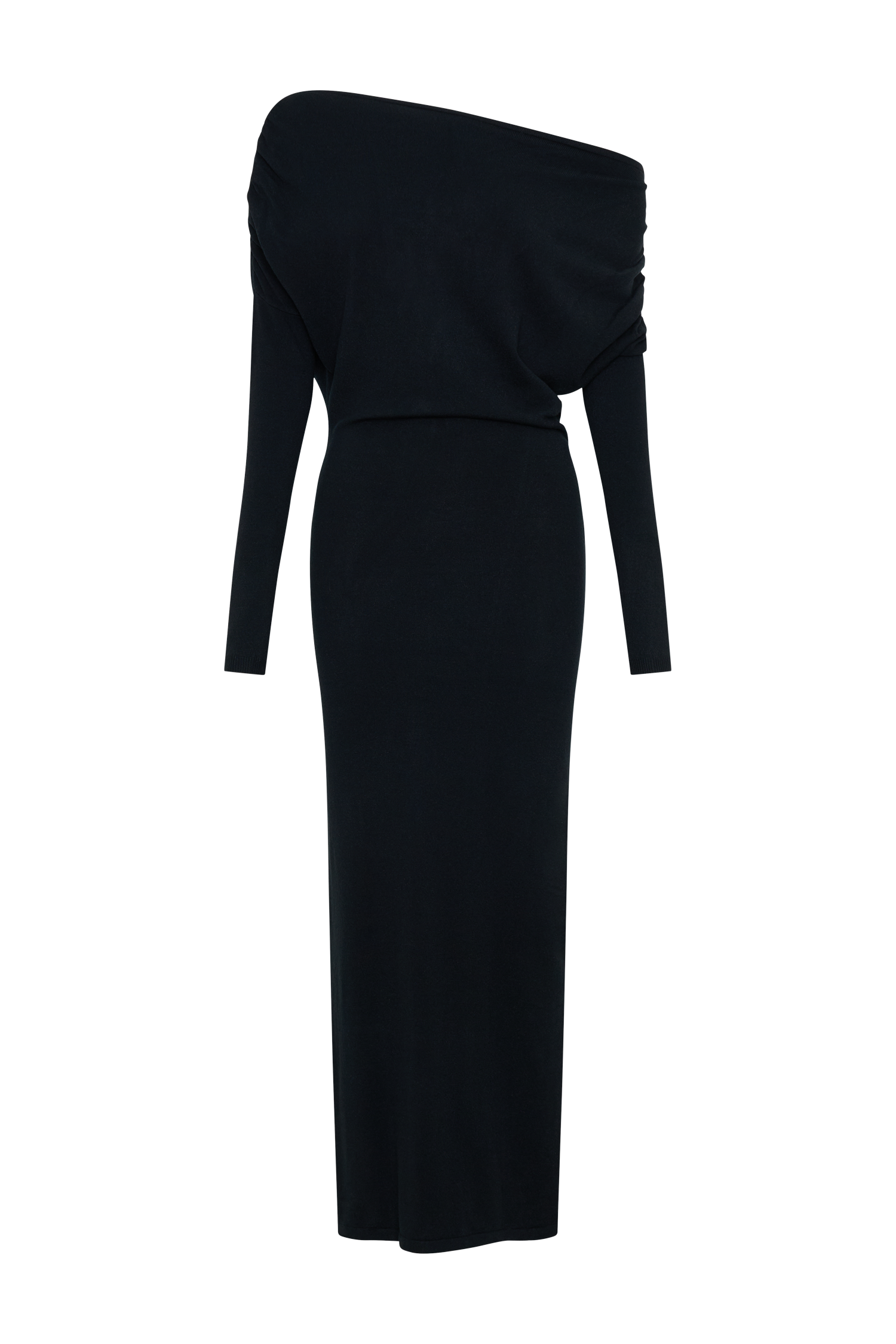 long sleeve embellished cowl neck mini dress Long Sleeve Embellished Cowl Neck Mini Dress in