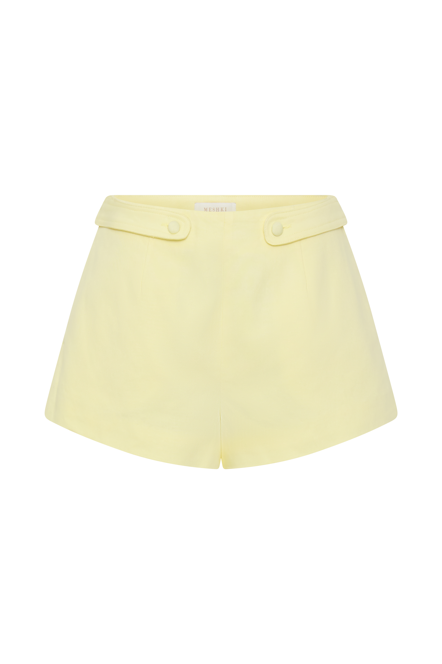 Josephine Cotton Shorts With Waistbands - Lemon #9
