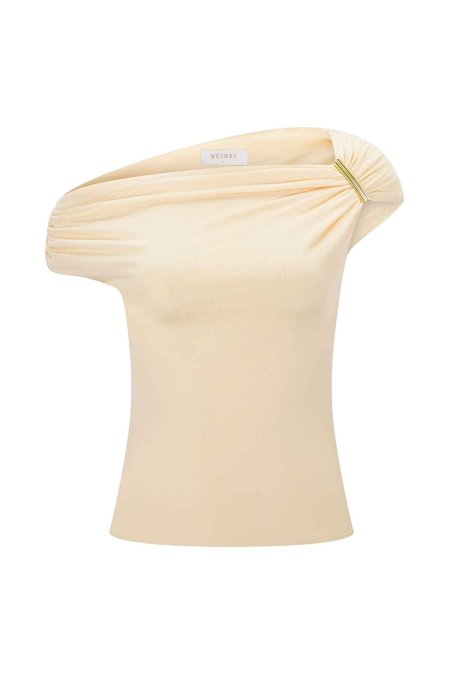 Kinsley Slinky Top With Hardware - Pale Lemon #8