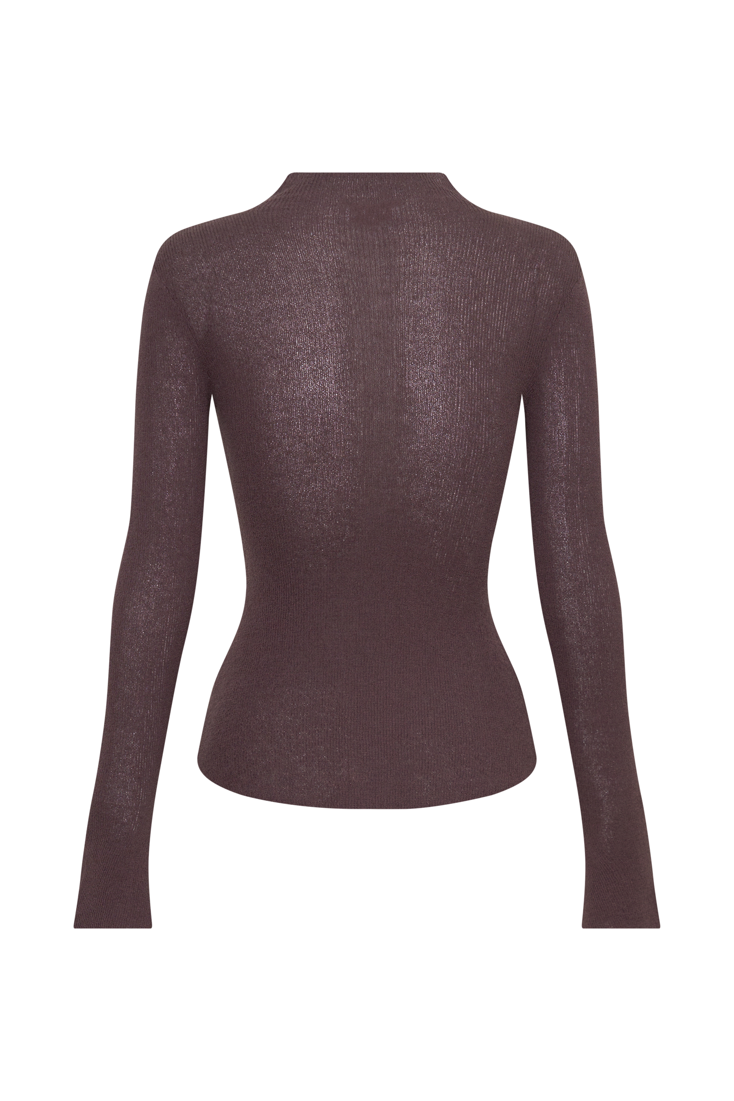 Lawson Wrap Knit Long Sleeve Top - Peppercorn #8