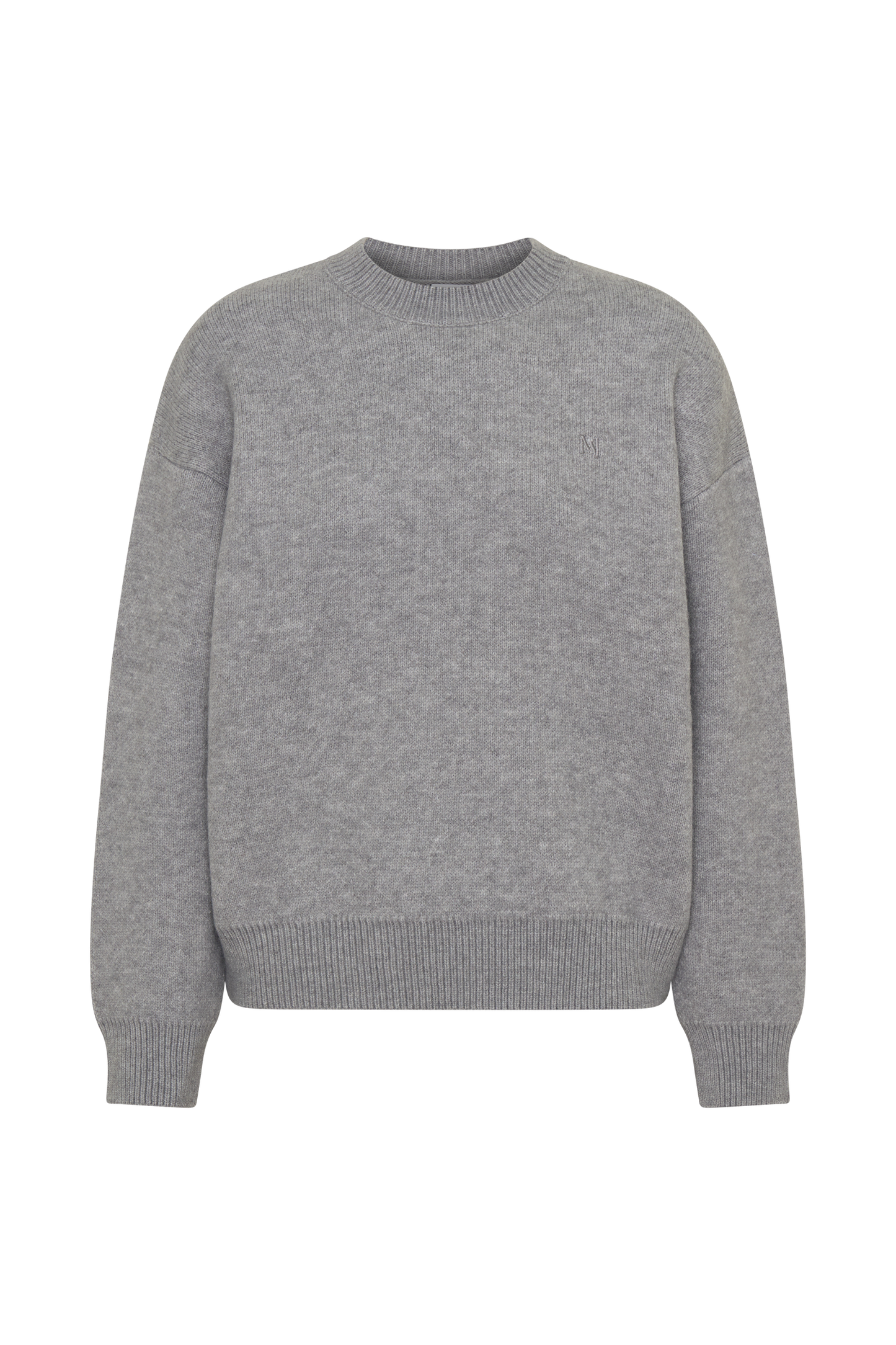Lulu Oversized Knit Jumper - Grey Marle