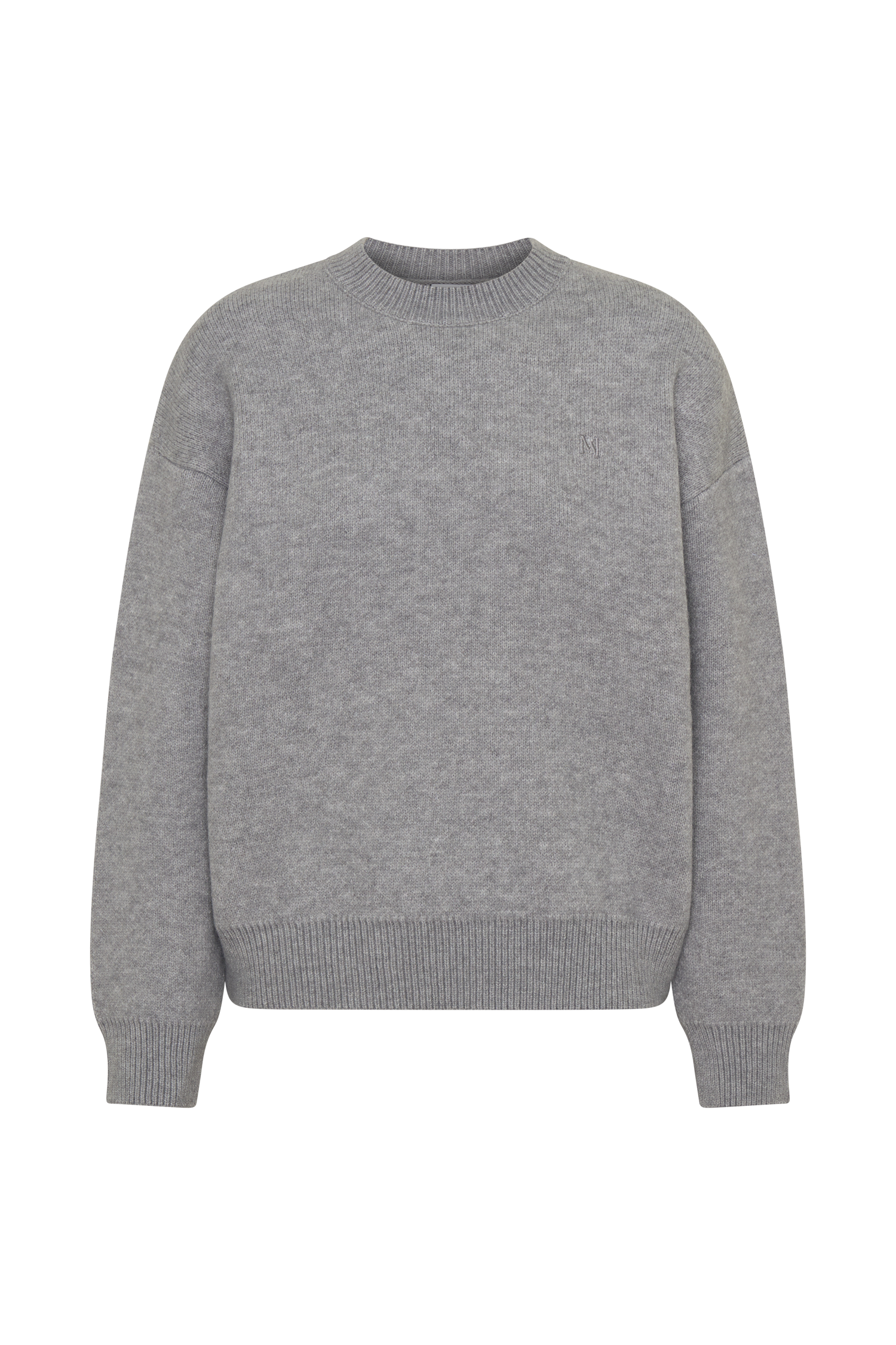Lulu Oversized Knit Jumper - Grey Marle #9
