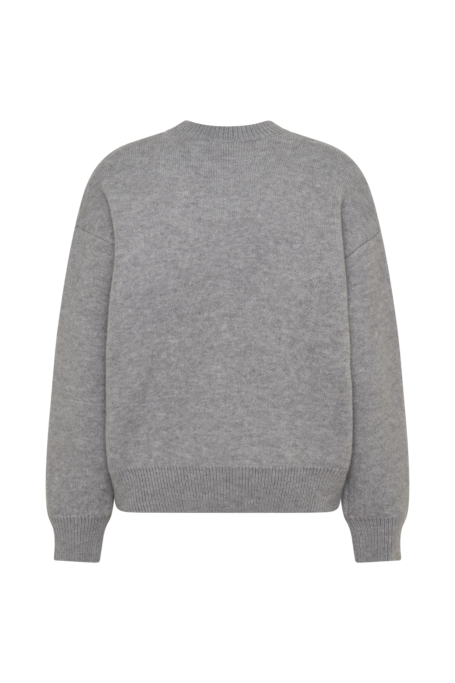 Lulu Oversized Knit Jumper - Grey Marle #8