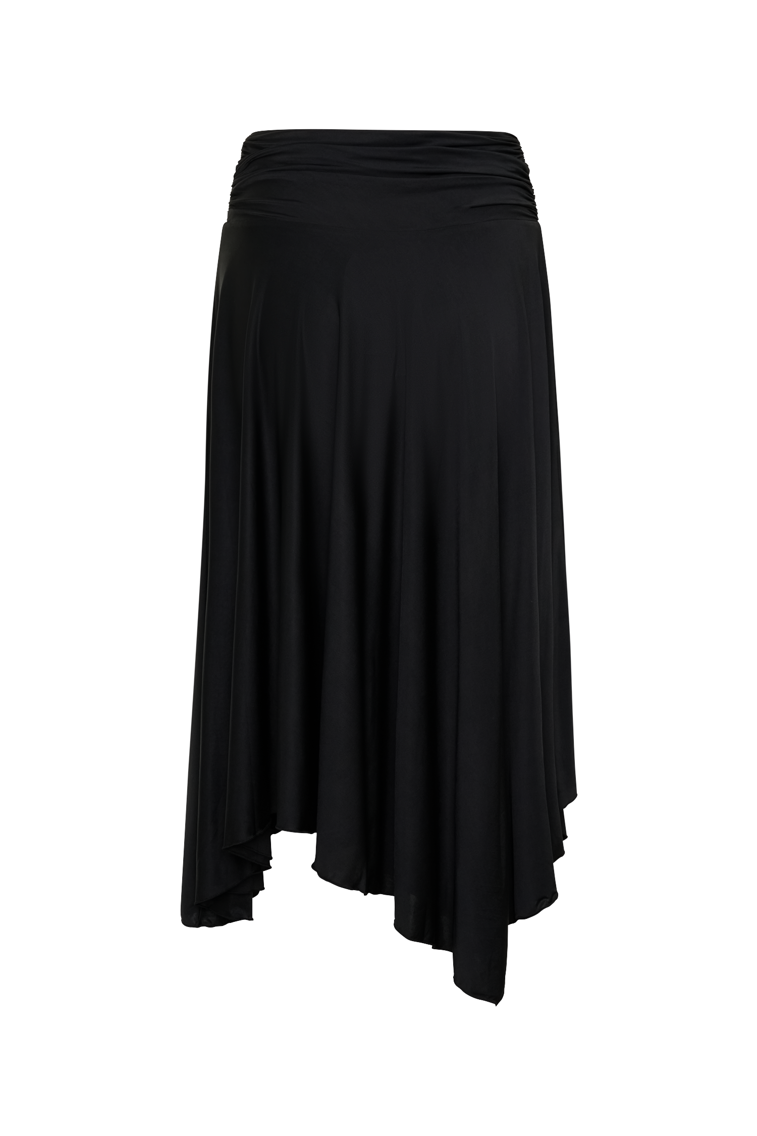 Luu Slinky Midi Skirt - Black #10