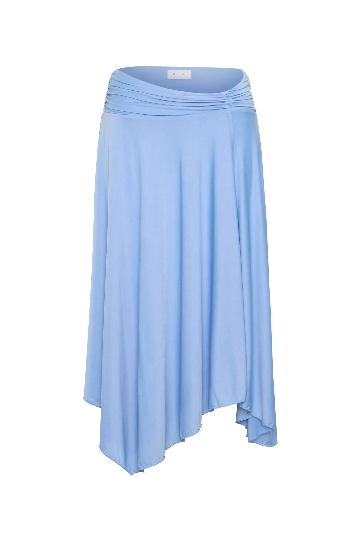 Luu Slinky Midi Skirt - Sea Blue #11