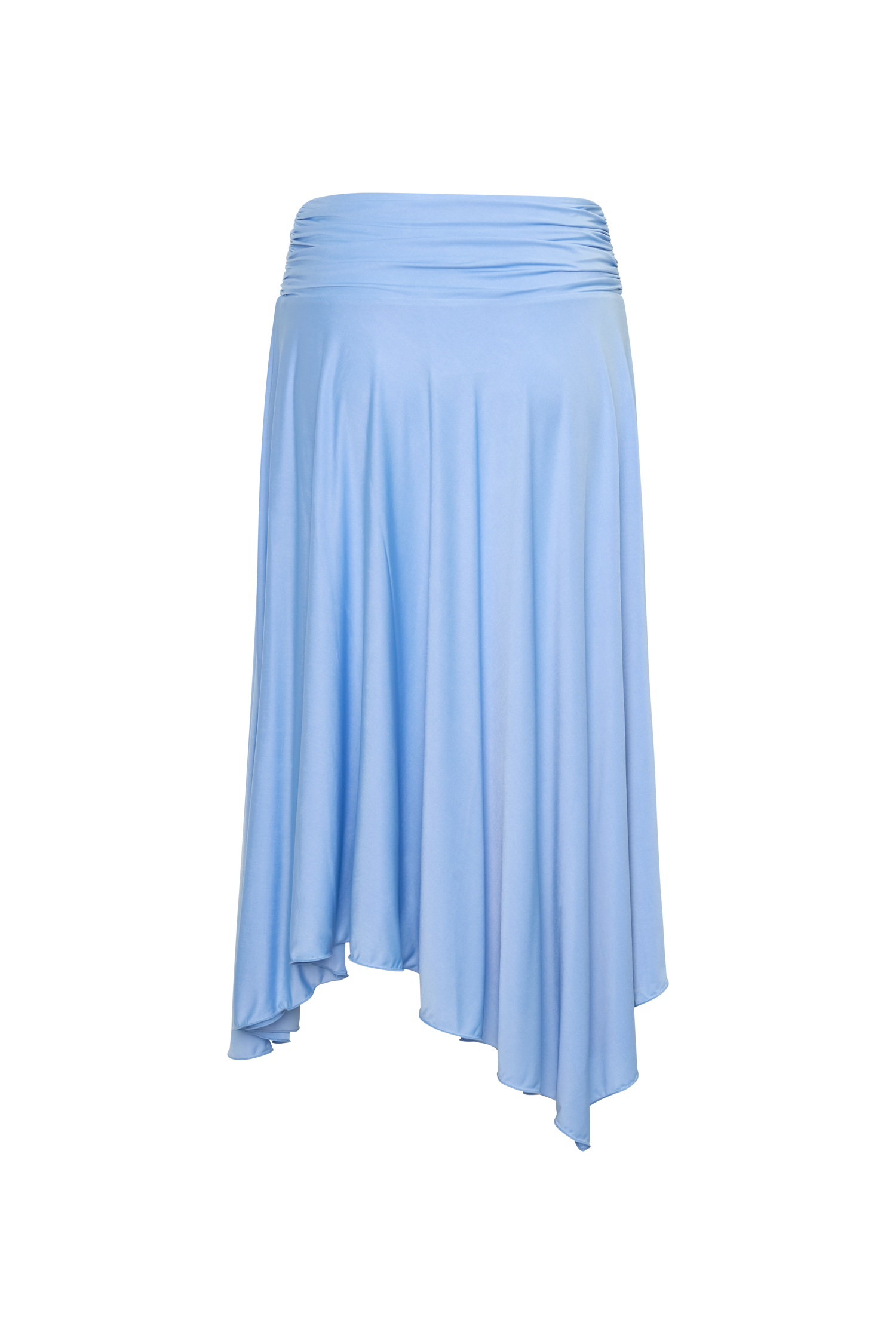 Luu Slinky Midi Skirt - Sea Blue #10