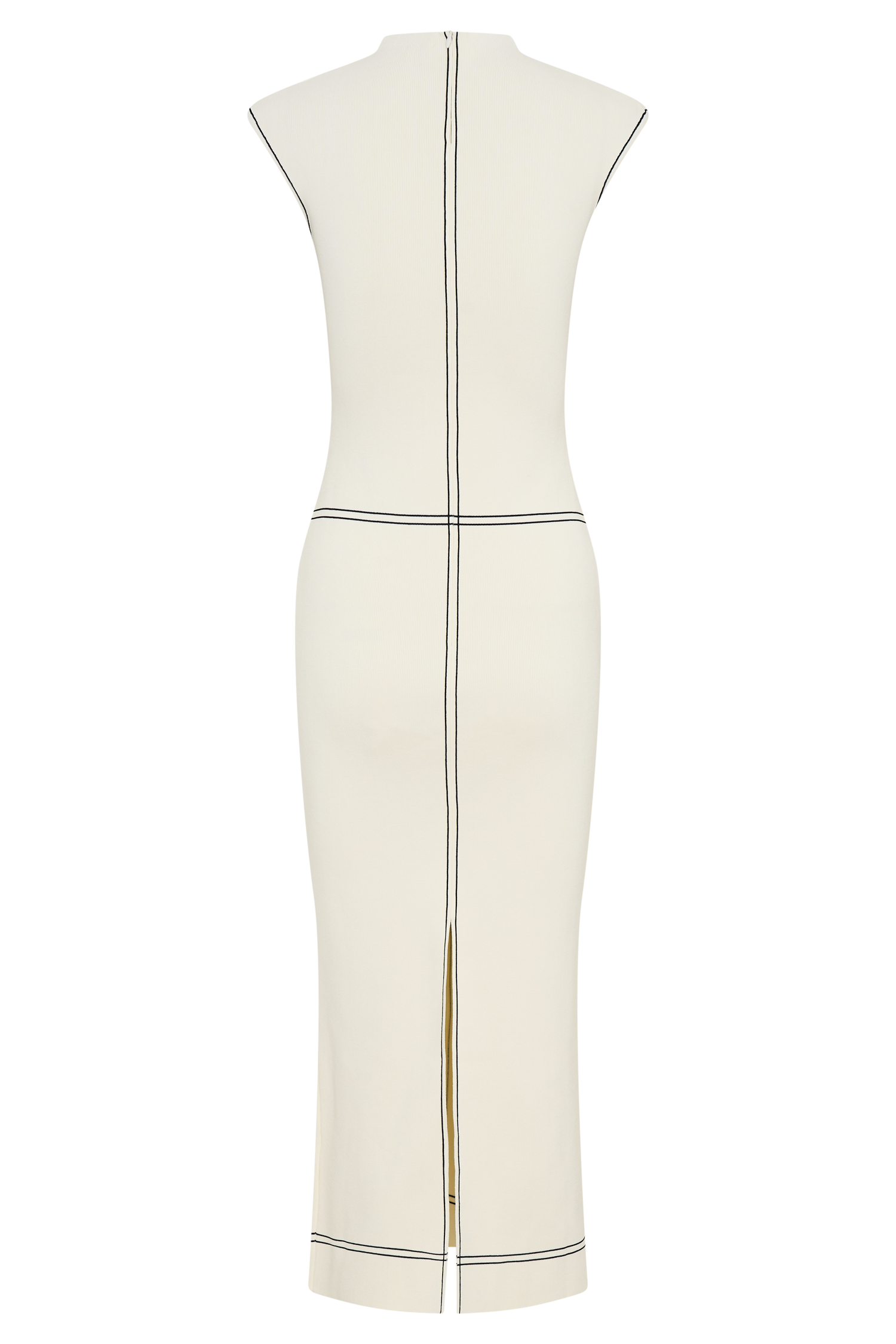 Malone Bandage Knit Midi Dress - Ivory #10