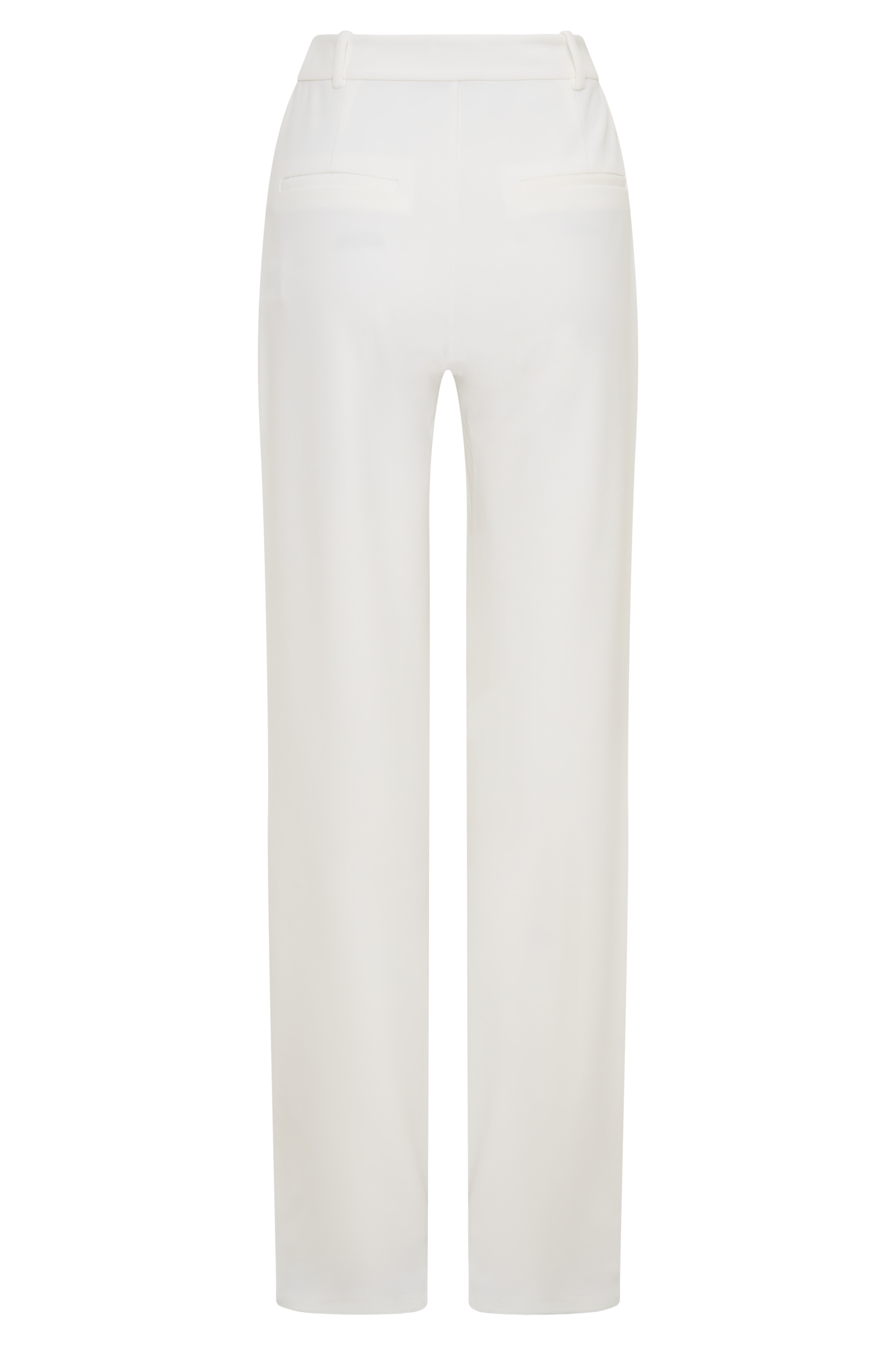 Maude Crepe Straight Leg Pants - Ivory #8