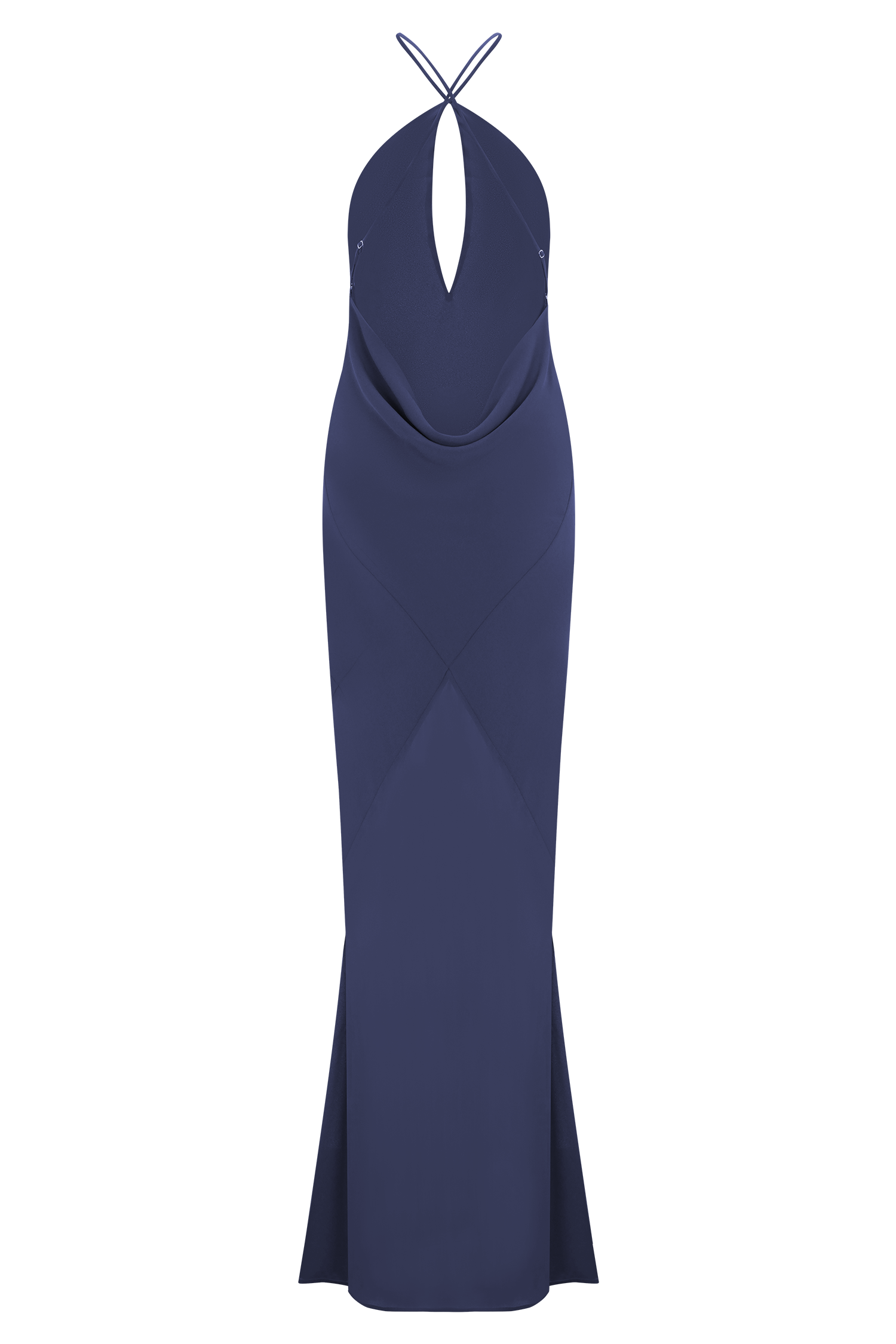 Nerea Slip Halter Maxi Dress - Purple Ink #6