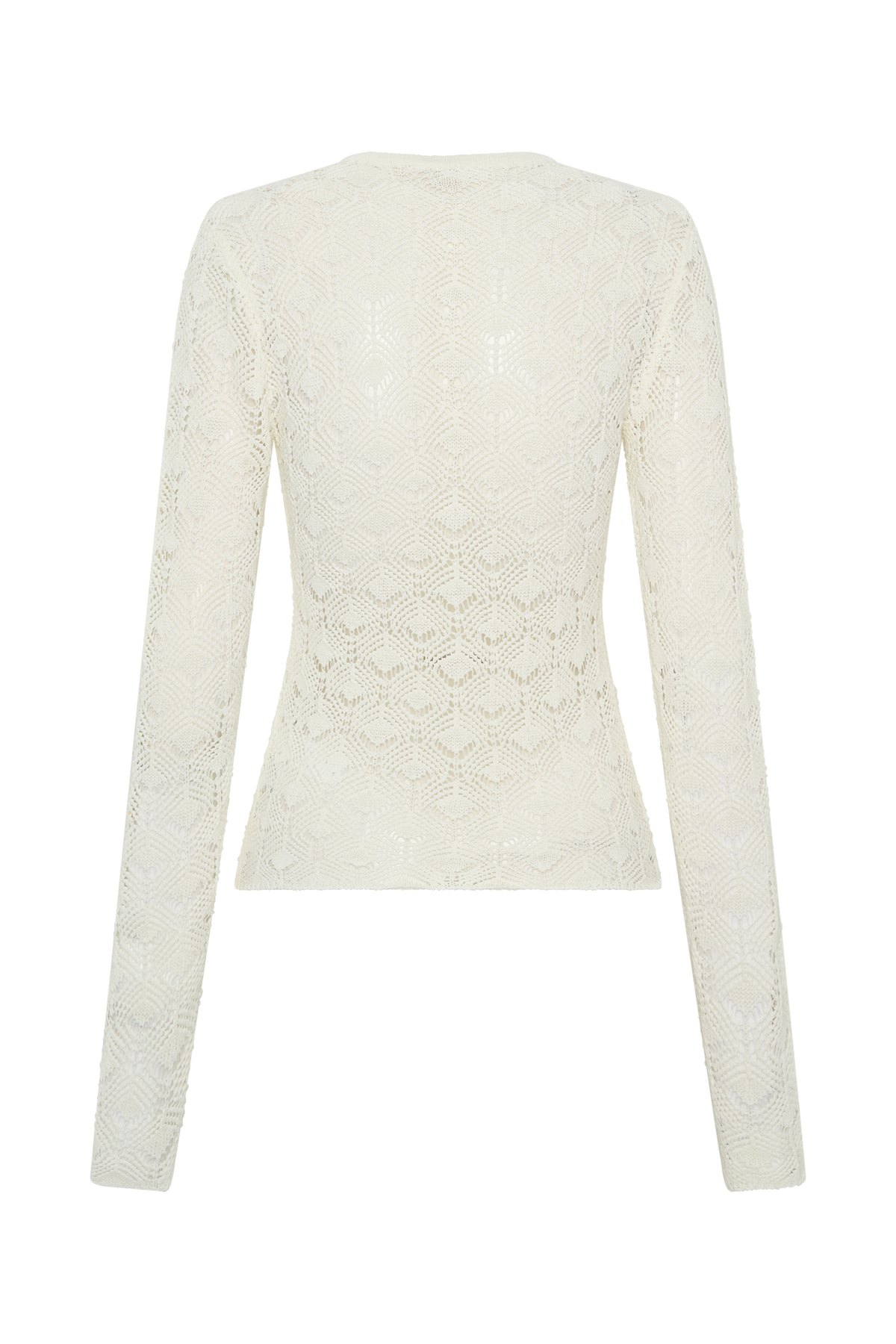 Nikiki Crochet Knit Cardigan - Ivory #6